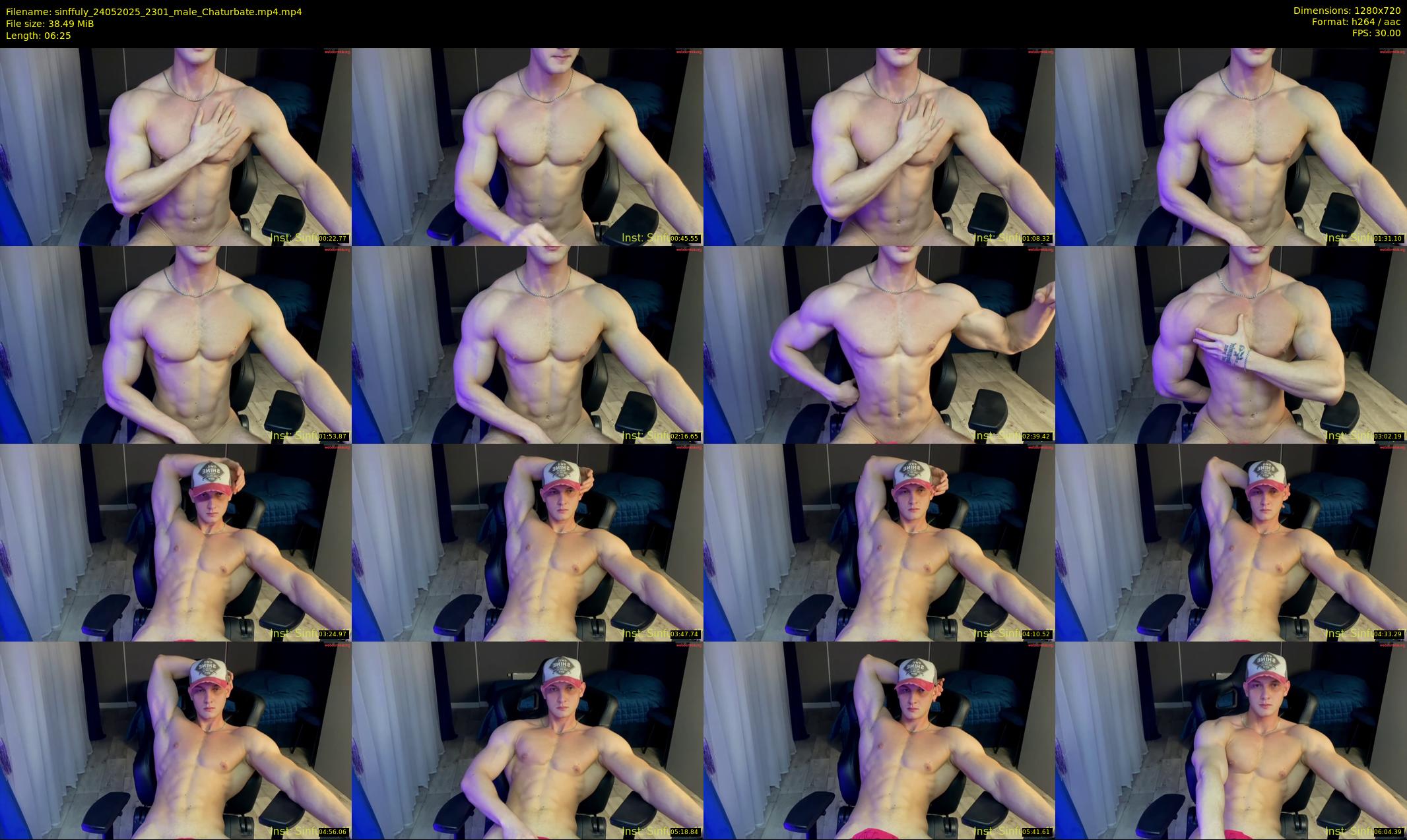 sinffuly — 7 minute Chaturbate male cam show recording, 720p, May 24, 2025