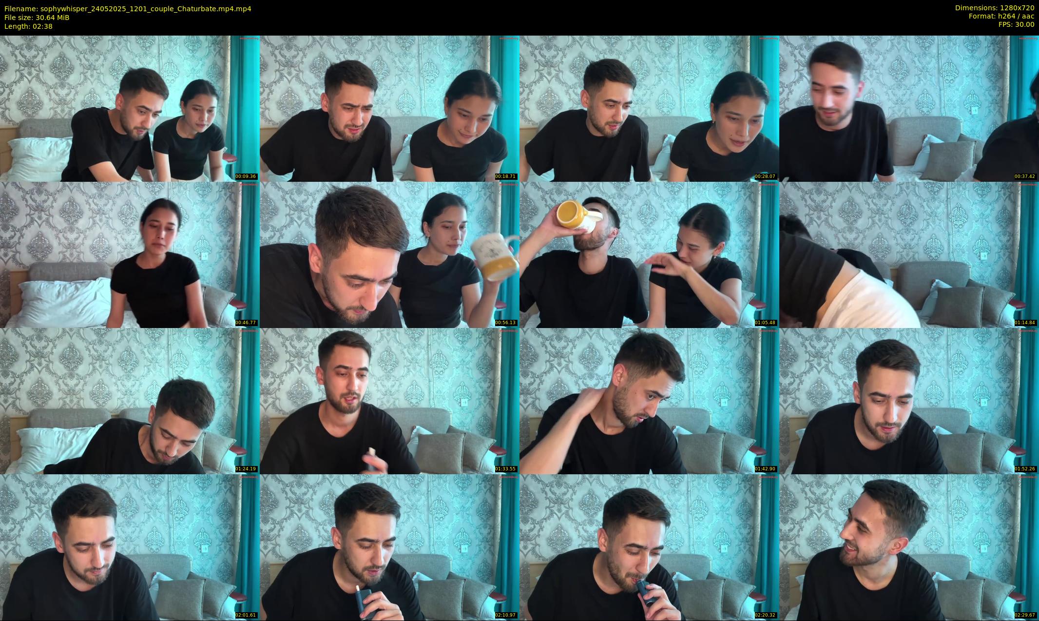sophywhisper — 3 minute Chaturbate couple cam show recording, 720p, May 24, 2025