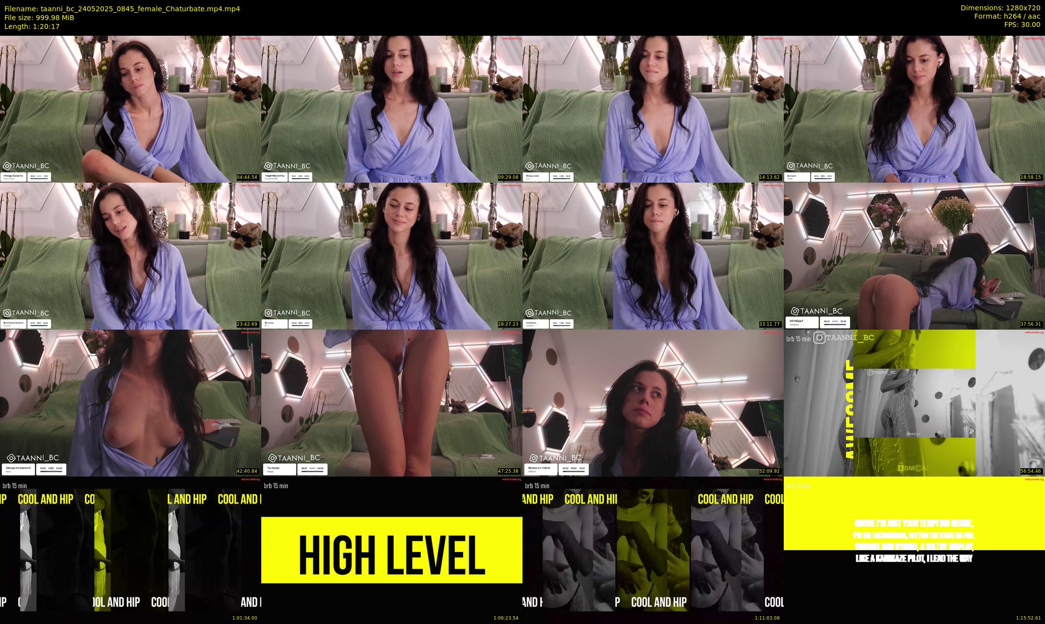 taanni_bc — 81 minute Chaturbate female cam show recording, 720p, May 24, 2025