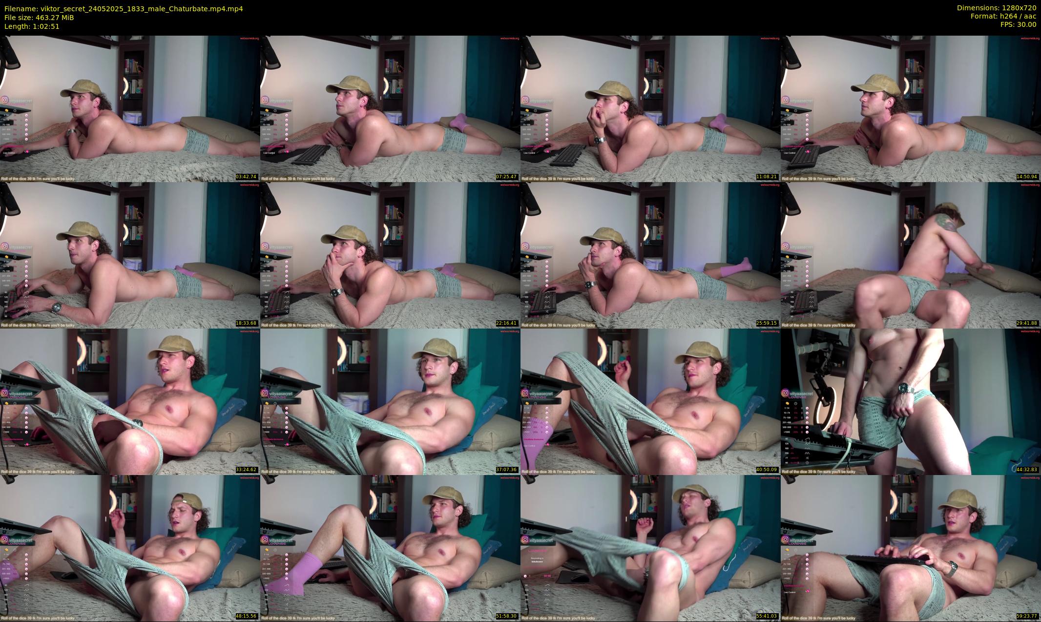 viktor_secret — 63 minute Chaturbate male cam show recording, 720p, May 24, 2025