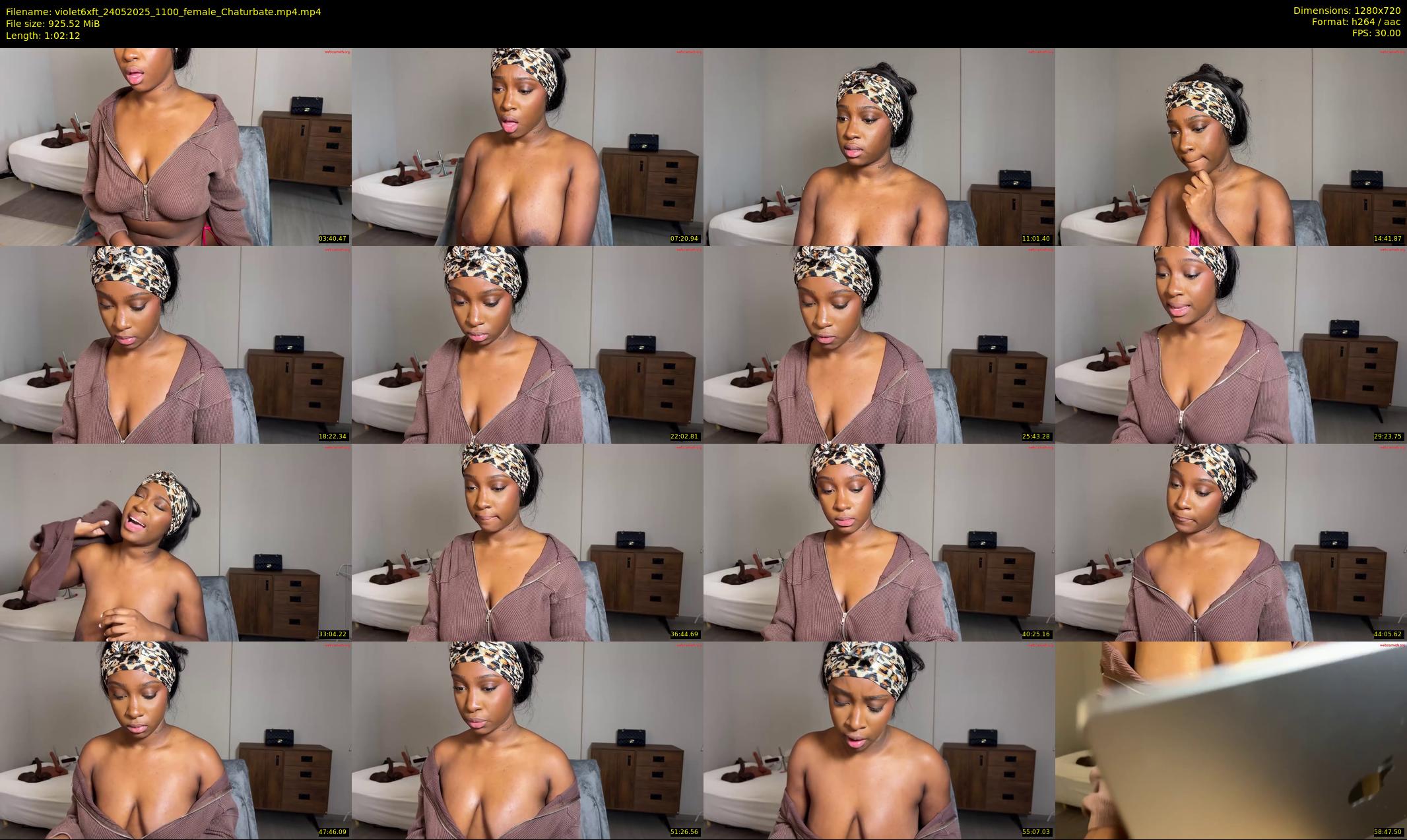 violet6xft — 63 minute Chaturbate female cam show recording, 720p, May 24, 2025