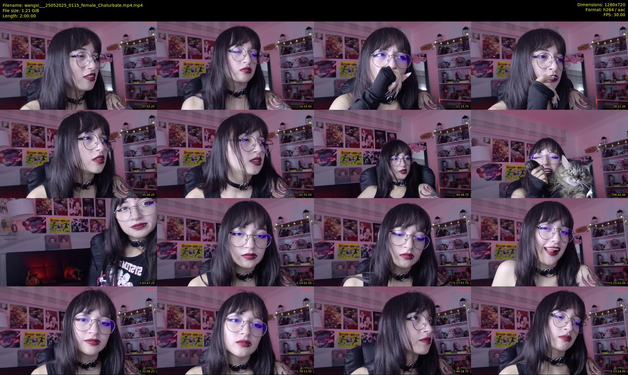 wangxi__ — 120 minute Chaturbate female cam show recording, 720p, May 25, 2025