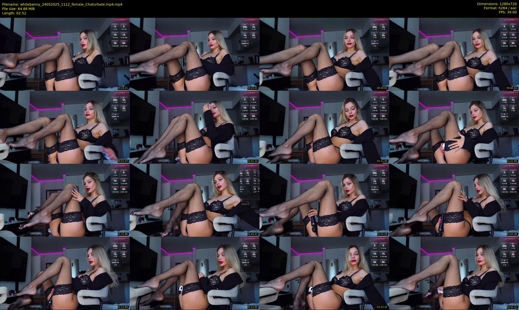whitebanny — 3 minute Chaturbate couple cam show recording, 720p, May 24, 2025
