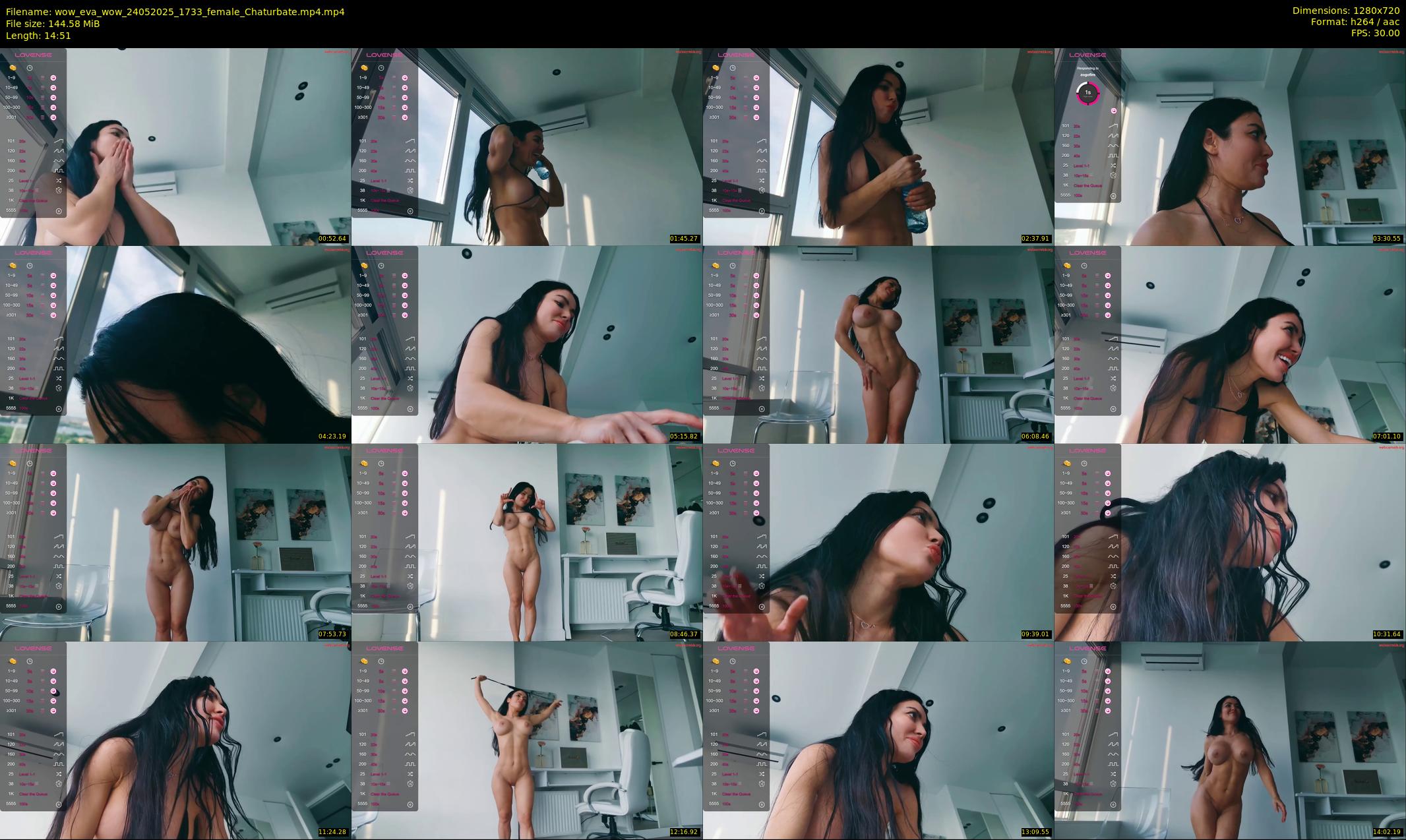wow_eva_wow — 15 minute Chaturbate female cam show recording, 720p, May 24, 2025