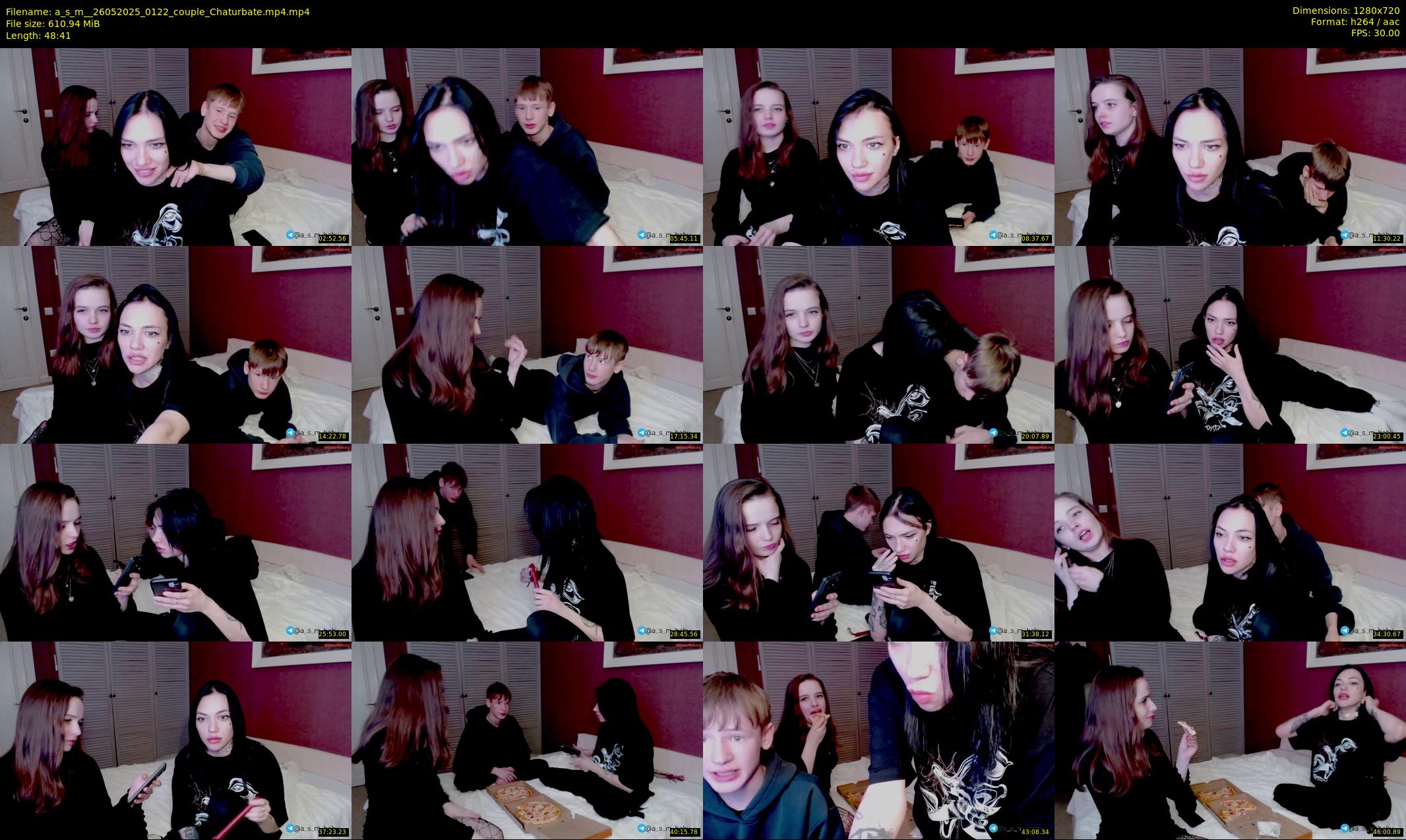a_s_m_ — 49 minute Chaturbate couple cam show recording, 720p, May 26, 2025