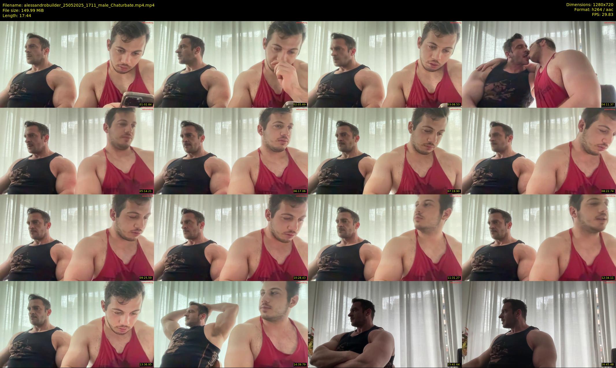 alessandrobuilder — 18 minute Chaturbate couple cam show recording, 720p, May 25, 2025
