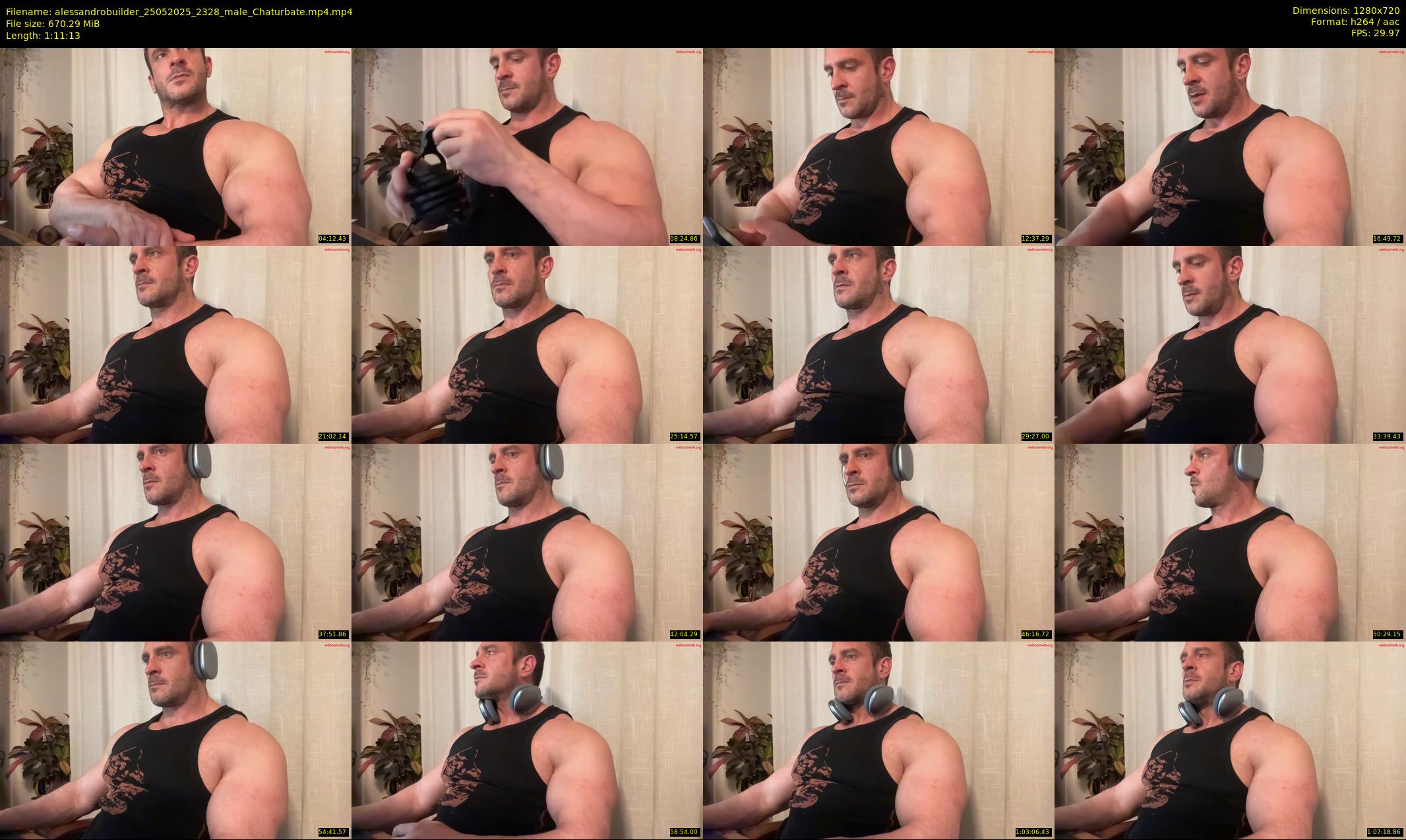 alessandrobuilder — 72 minute Chaturbate couple cam show recording, 720p, May 25, 2025