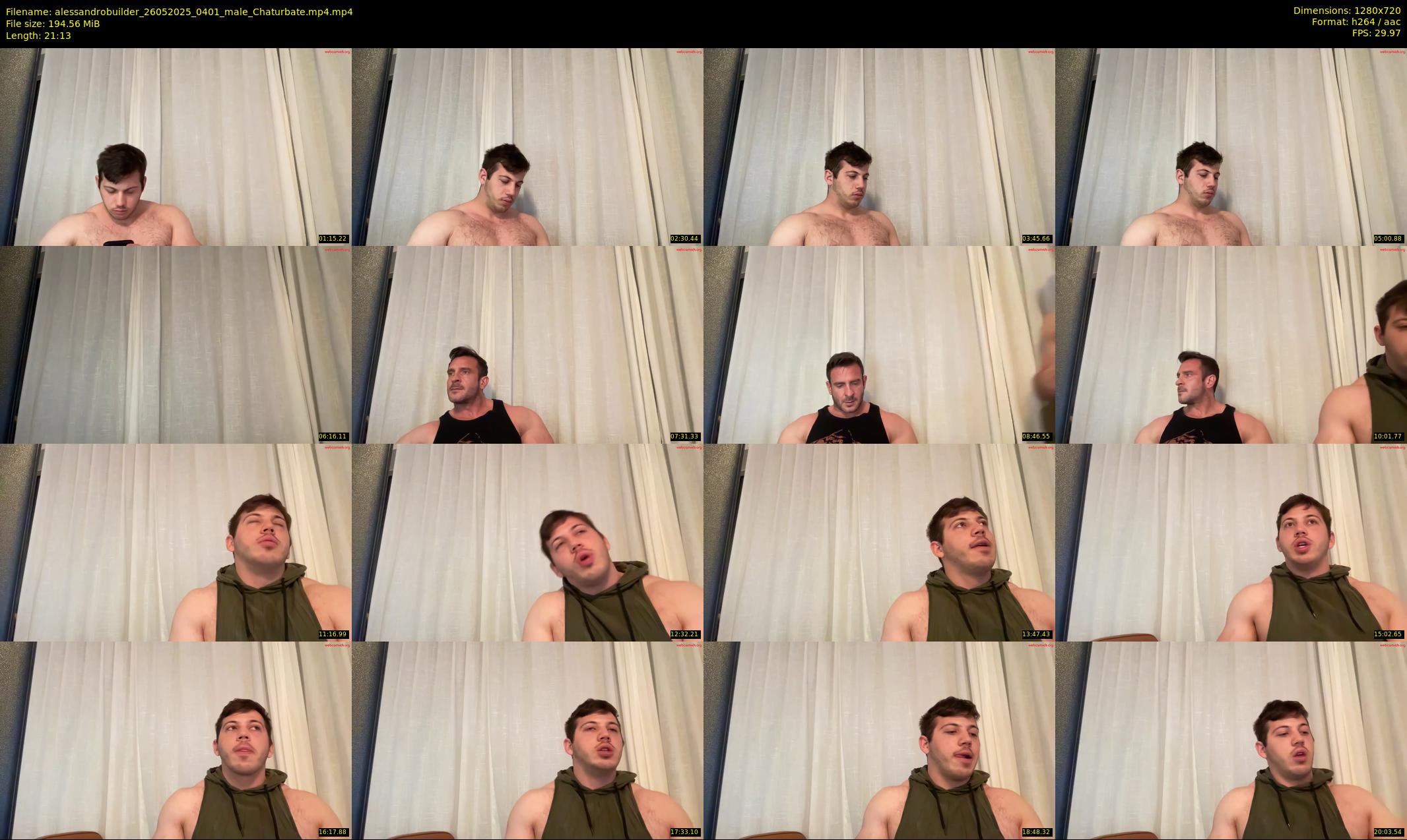 alessandrobuilder — 22 minute Chaturbate couple cam show recording, 720p, May 26, 2025