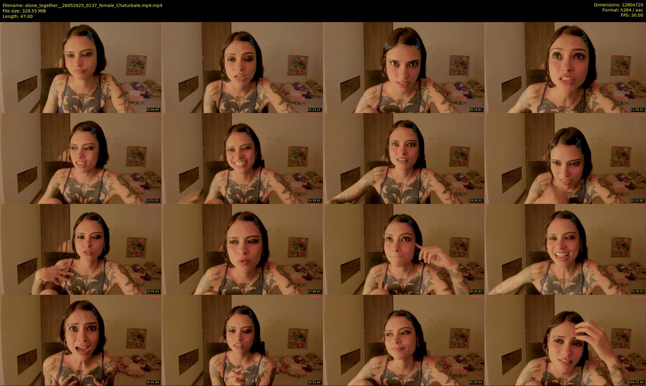 alone_together_ — 47 minute Chaturbate female cam show recording, 720p, May 26, 2025