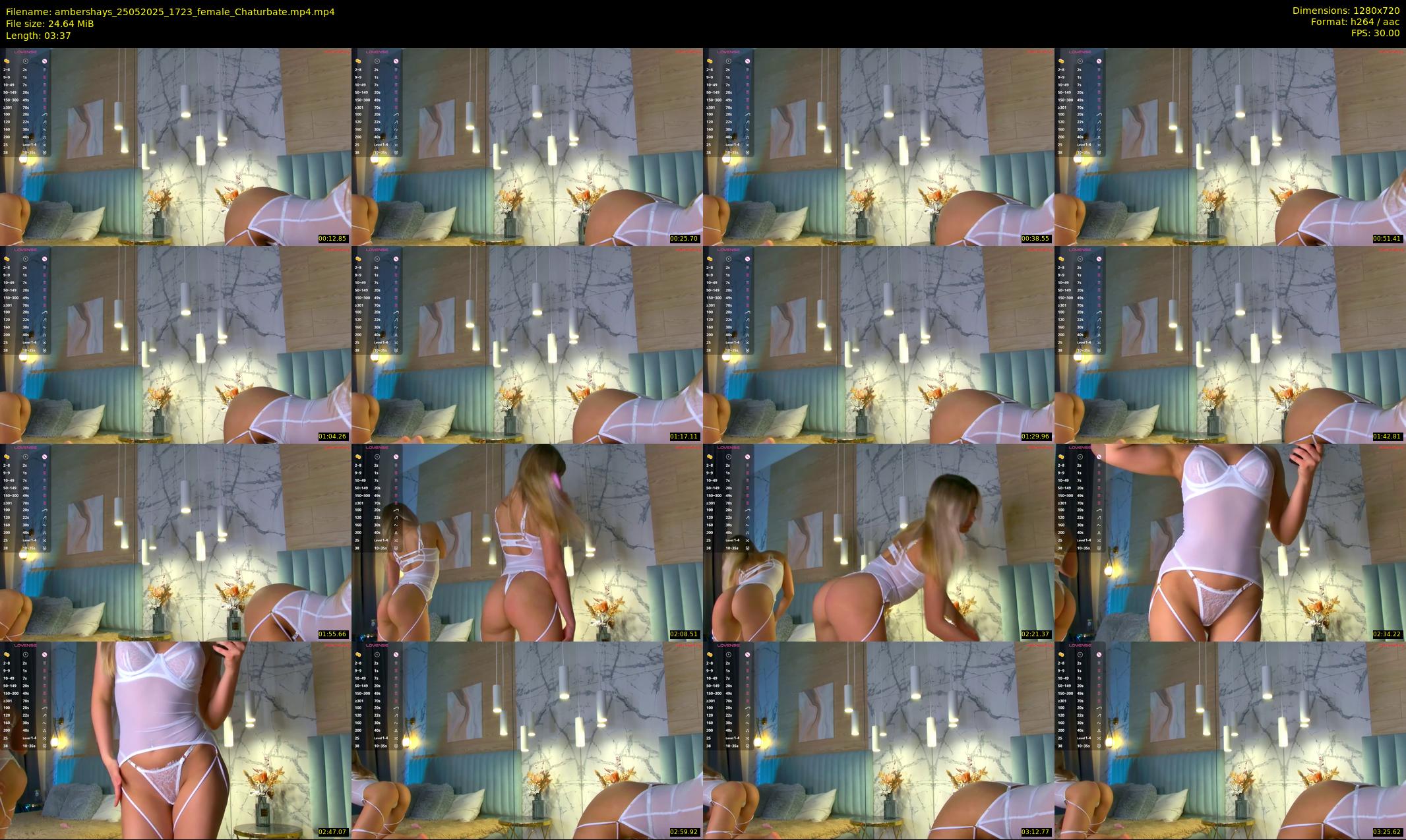 ambershays — 4 minute Chaturbate female cam show recording, 720p, May 25, 2025