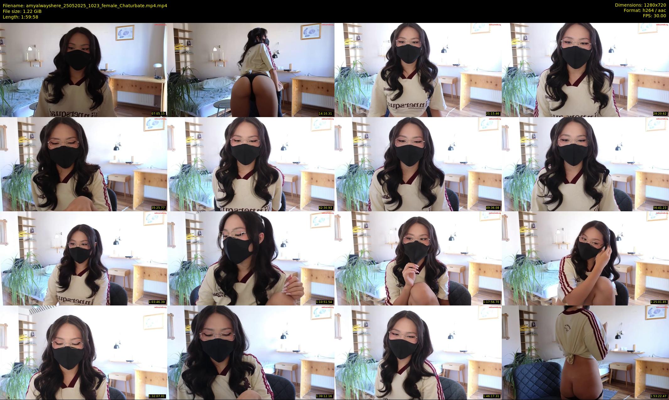 amyalwayshere — 120 minute Chaturbate female cam show recording, 720p, May 25, 2025