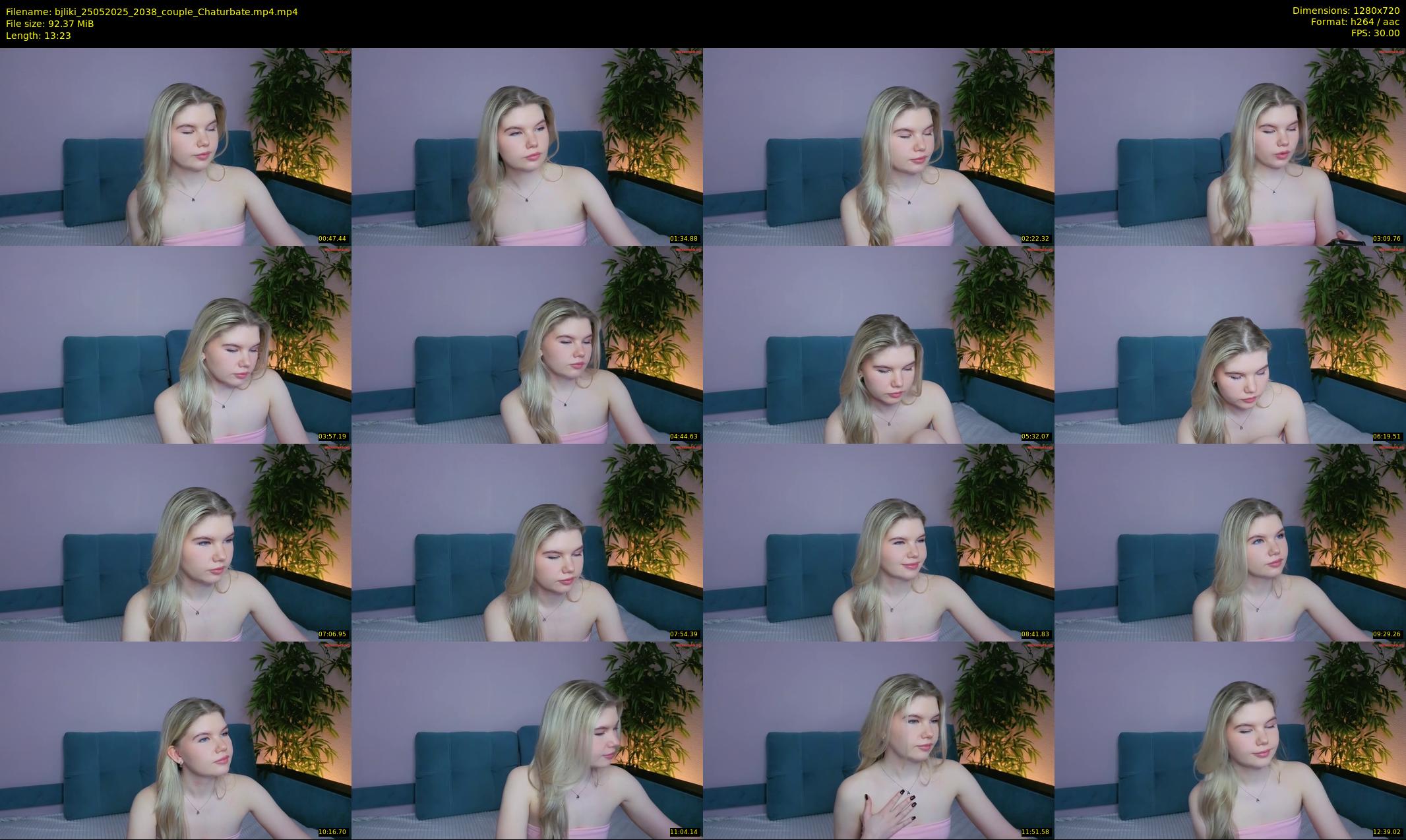 bjliki — 14 minute Chaturbate couple cam show recording, 720p, May 25, 2025