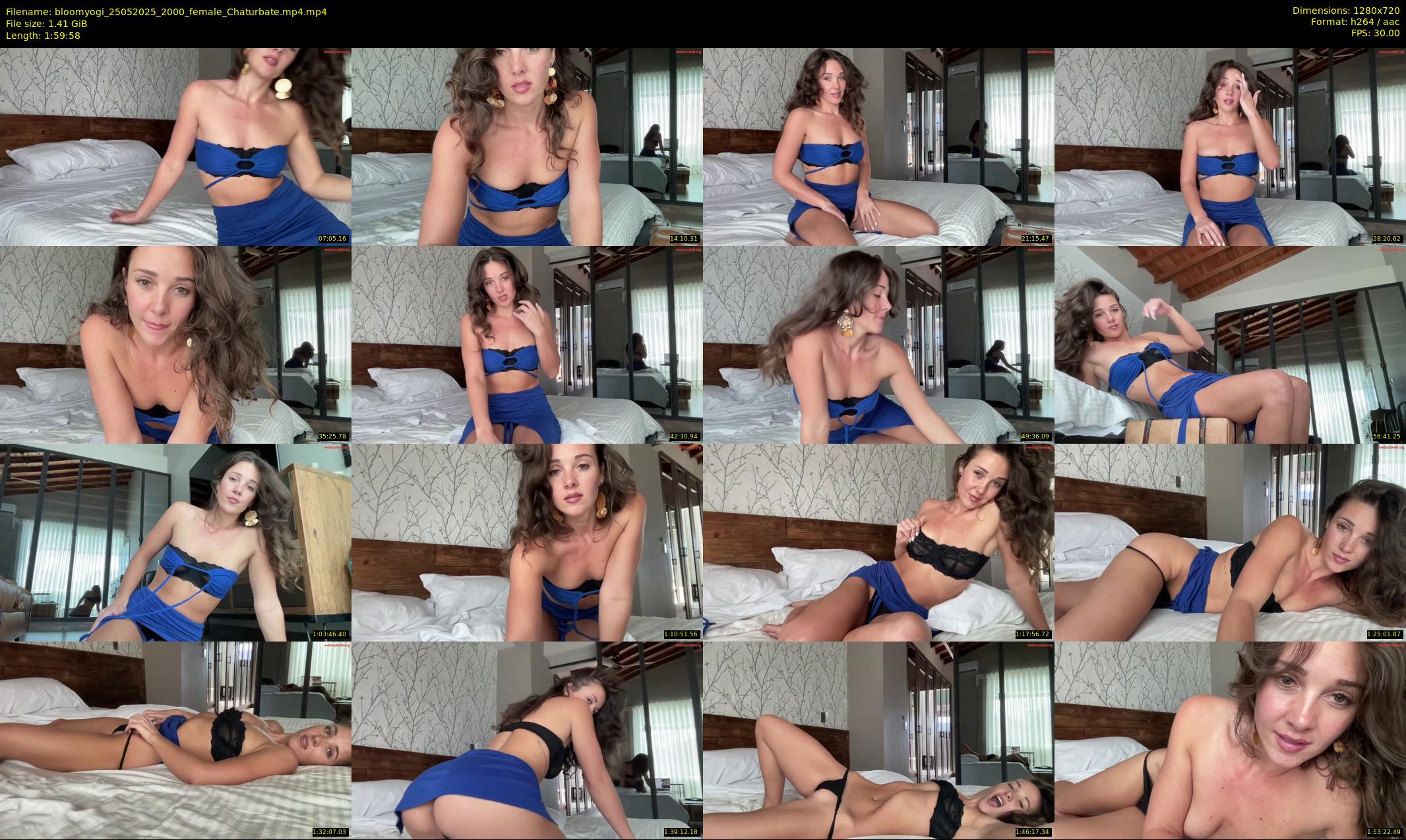 bloomyogi — 120 minute Chaturbate female cam show recording, 720p, May 25, 2025