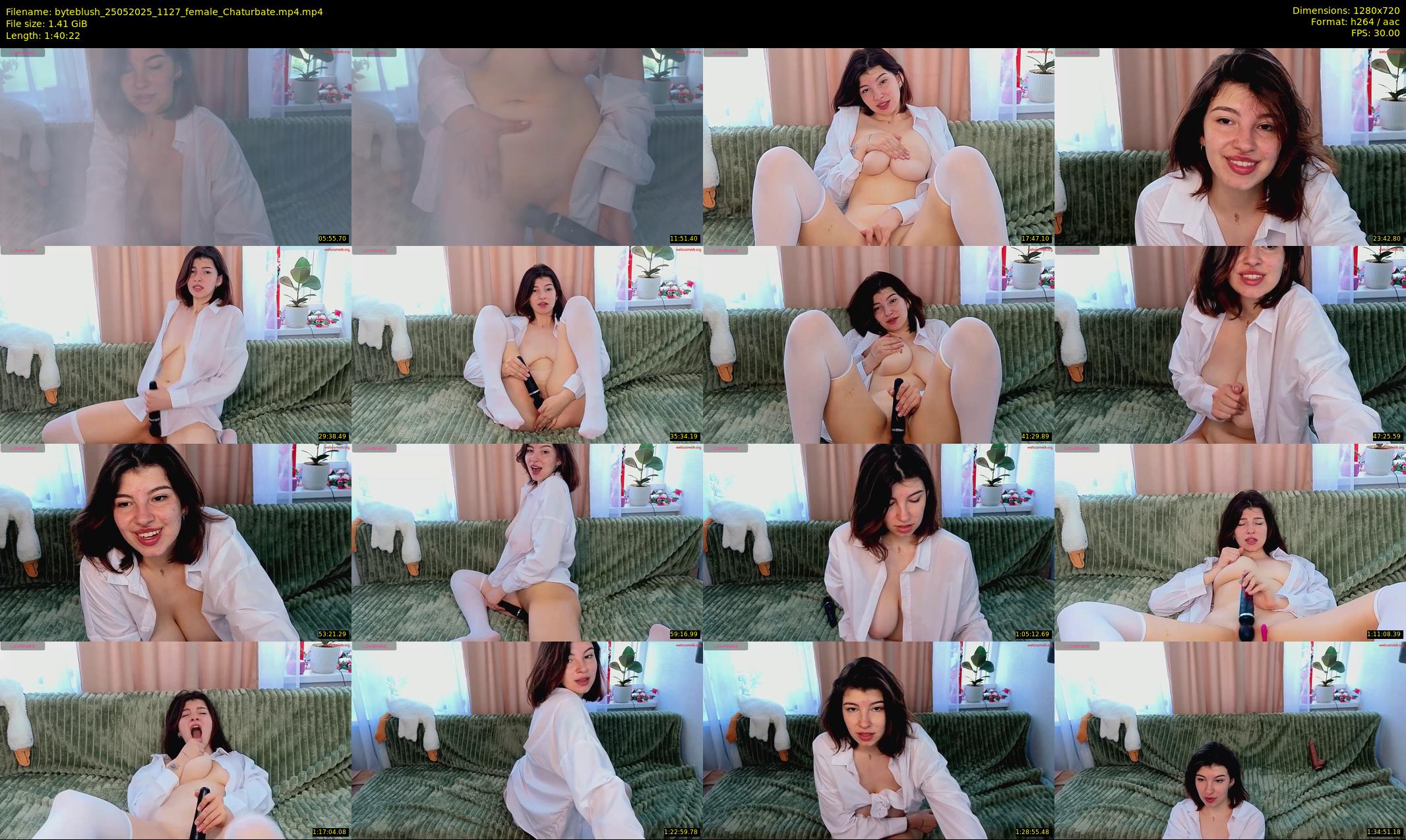 byteblush — 101 minute Chaturbate female cam show recording, 720p, May 25, 2025