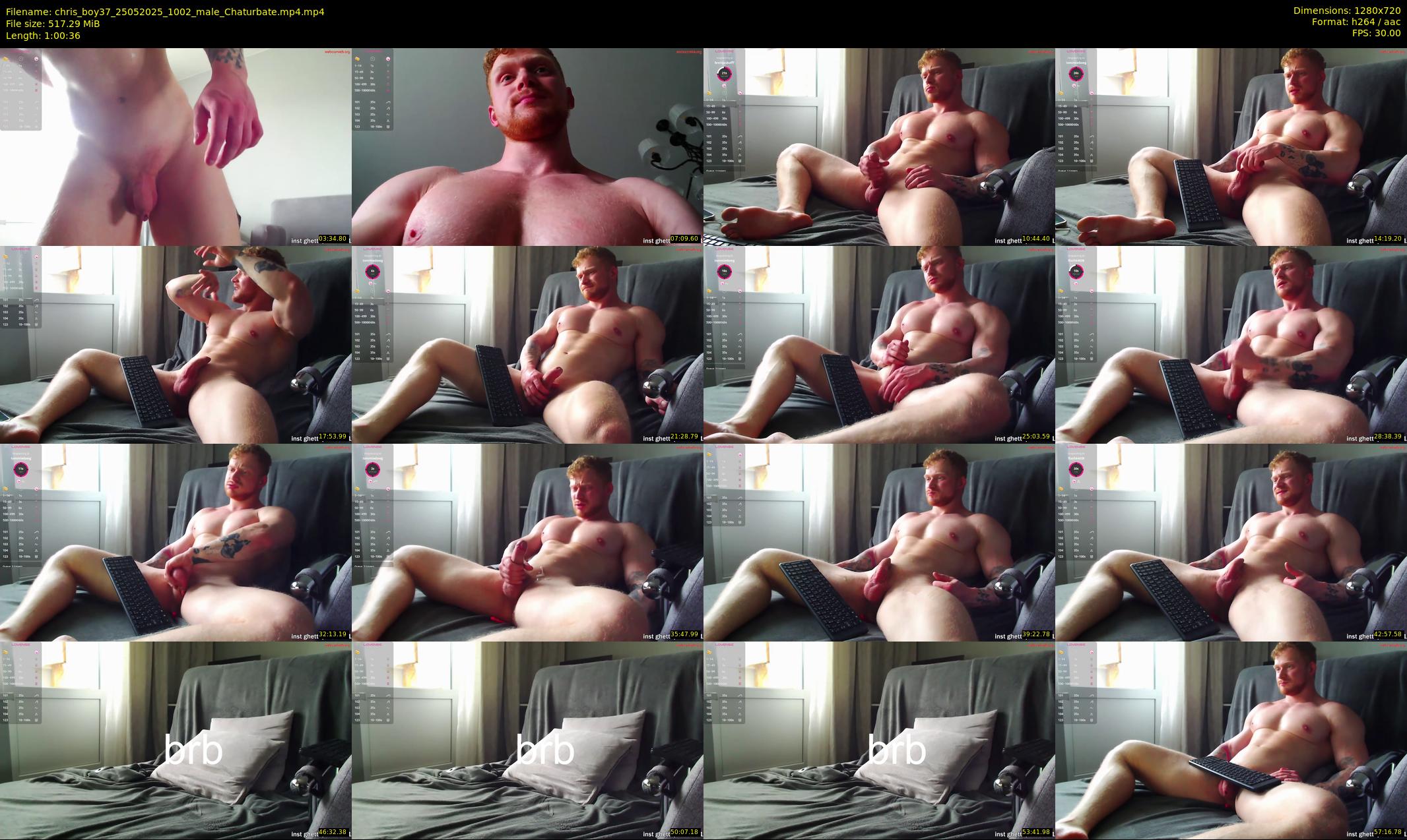 chris_boy37 — 61 minute Chaturbate male cam show recording, 720p, May 25, 2025