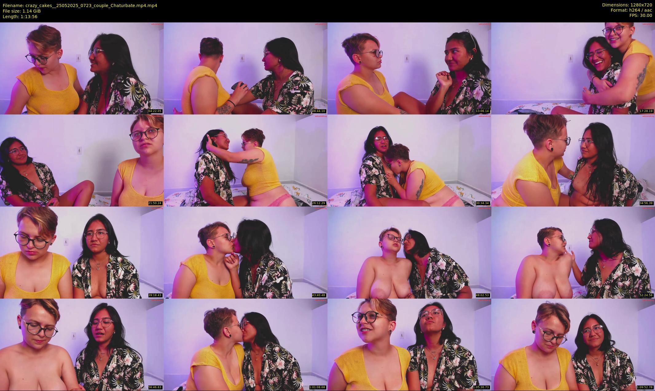 crazy_cakes_ — 74 minute Chaturbate couple cam show recording, 720p, May 25, 2025