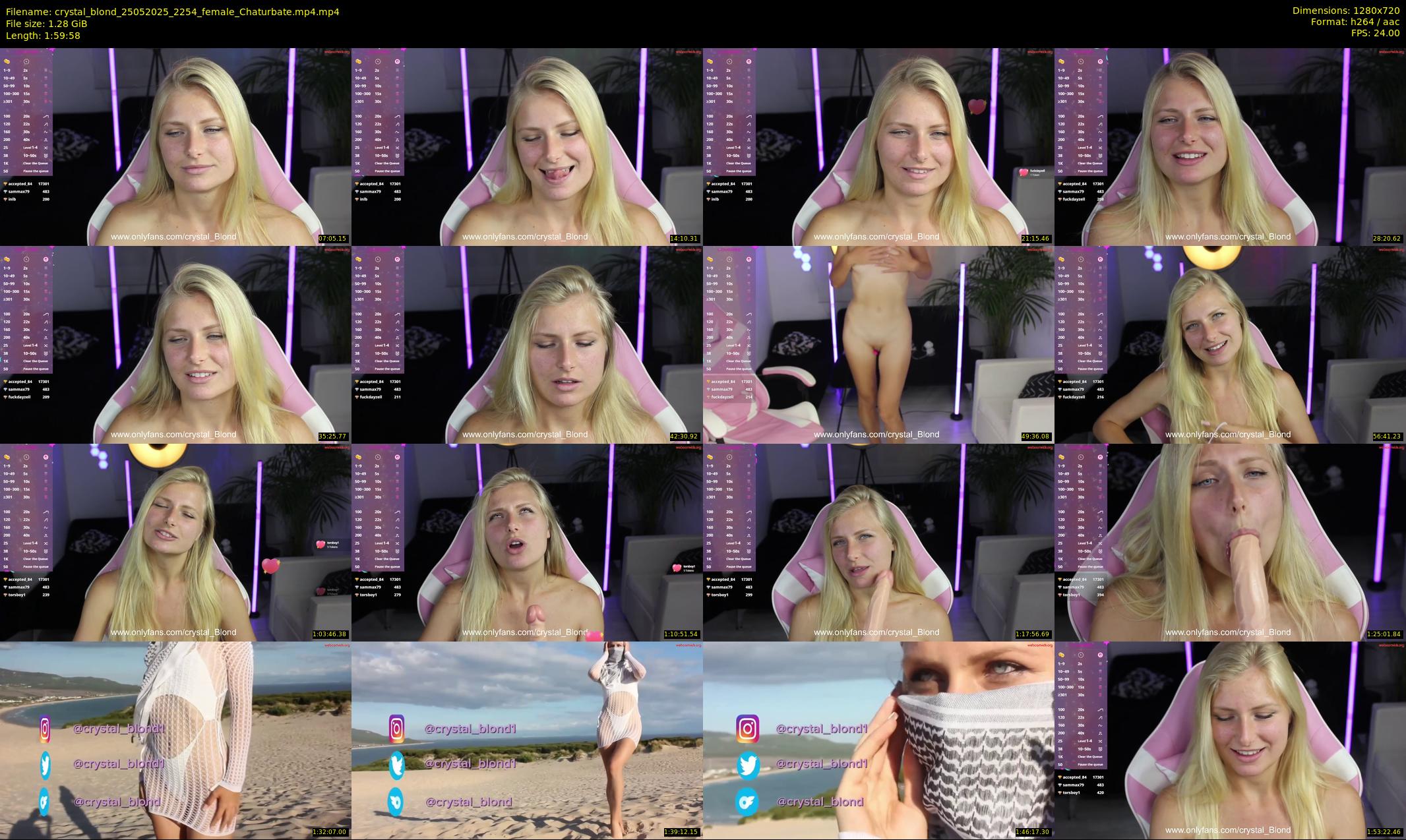 crystal_blond — 120 minute Chaturbate female cam show recording, 720p, May 25, 2025