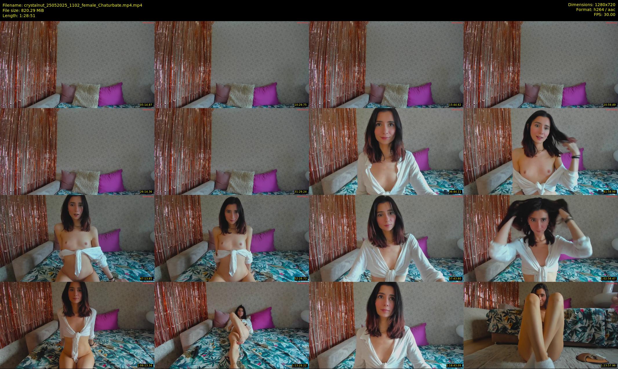 crystalnut — 89 minute Chaturbate female cam show recording, 720p, May 25, 2025