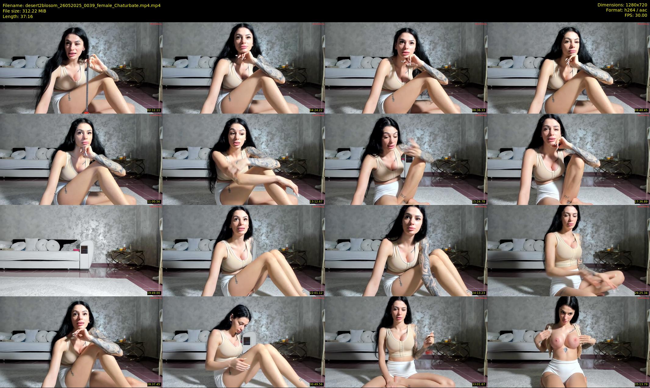 desert2blosom — 38 minute Chaturbate female cam show recording, 720p, May 26, 2025