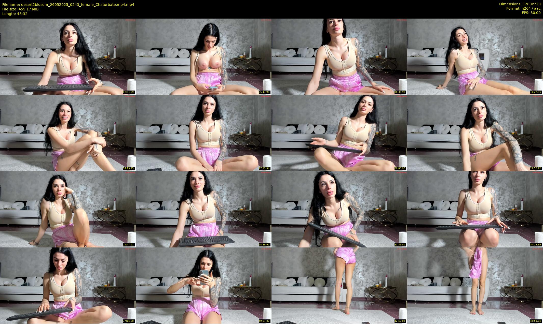 desert2blosom — 49 minute Chaturbate female cam show recording, 720p, May 26, 2025