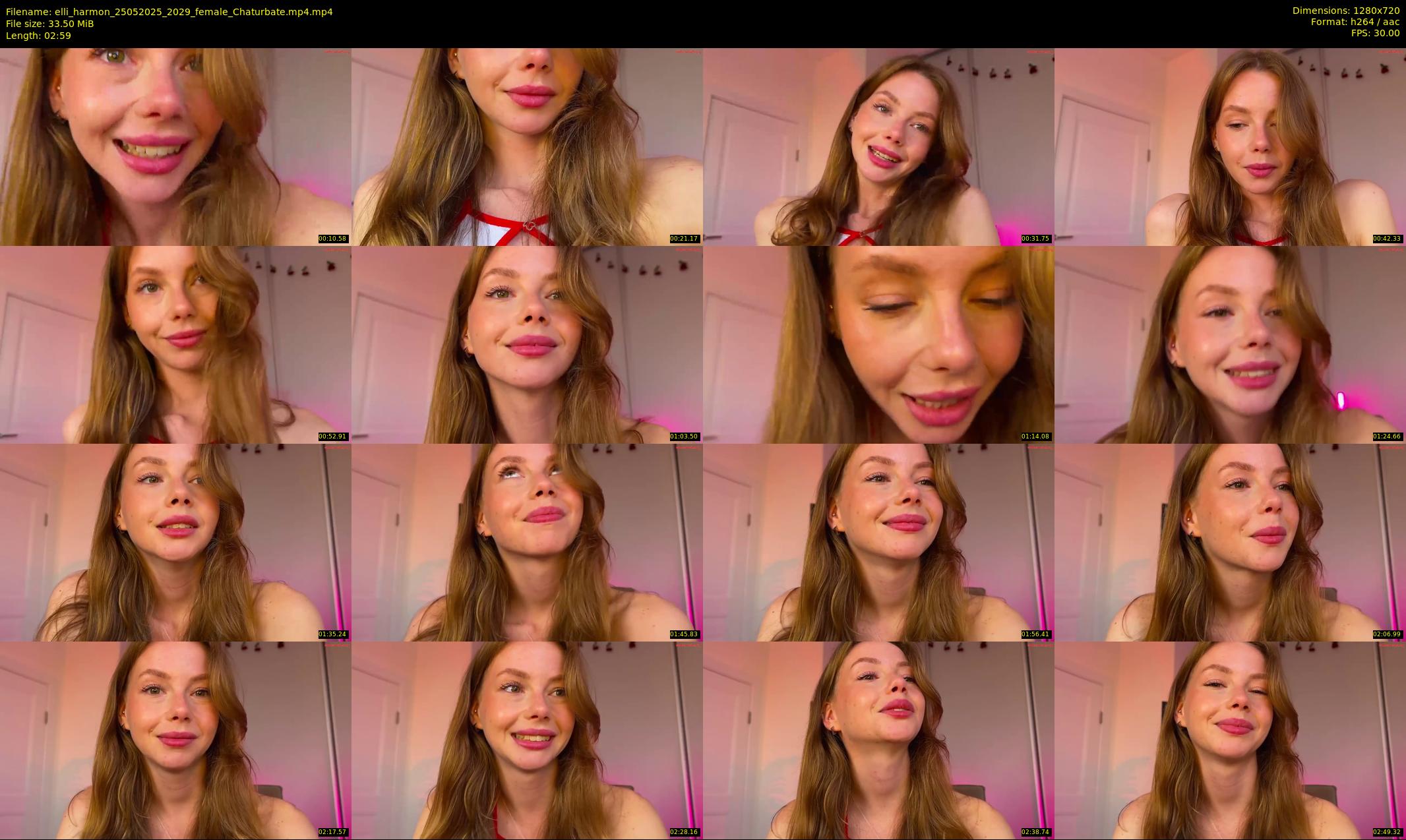 elli_harmon — 3 minute Chaturbate female cam show recording, 720p, May 25, 2025