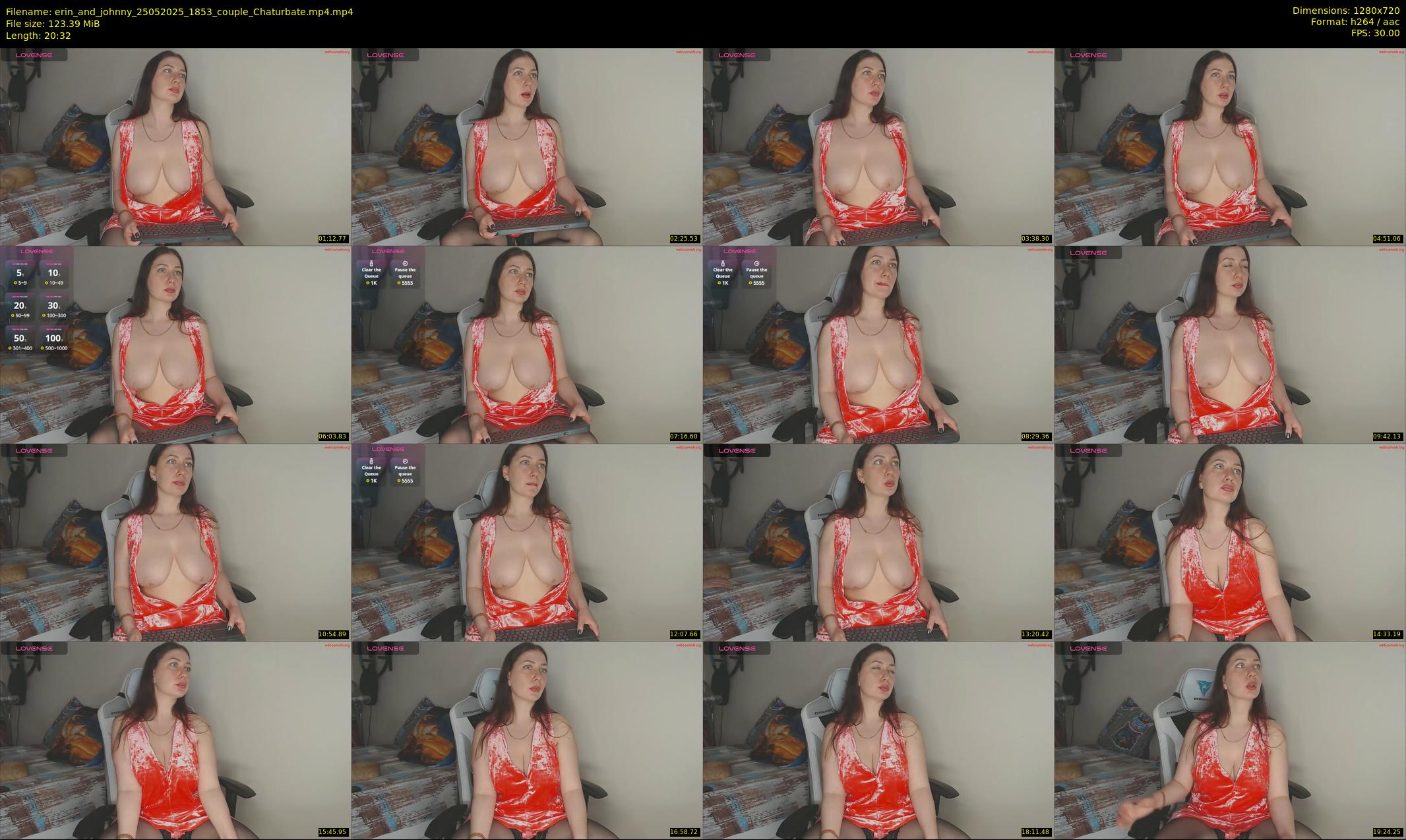 erin_and_johnny — 21 minute Chaturbate couple cam show recording, 720p, May 25, 2025