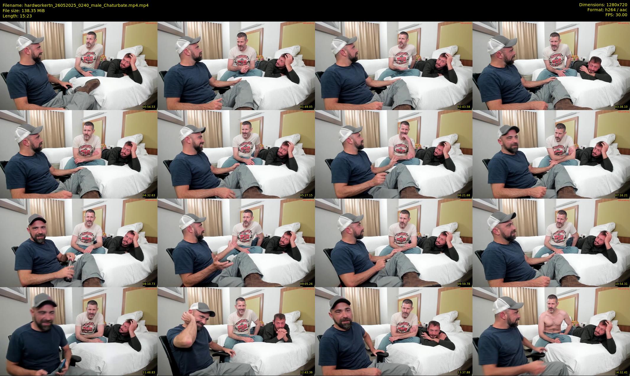 hardworkertn — 16 minute Chaturbate male cam show recording, 720p, May 26, 2025