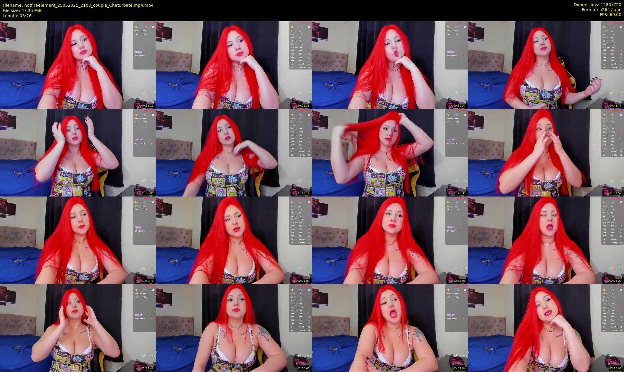 hotfireelement — 4 minute Chaturbate couple cam show recording, 720p, May 25, 2025