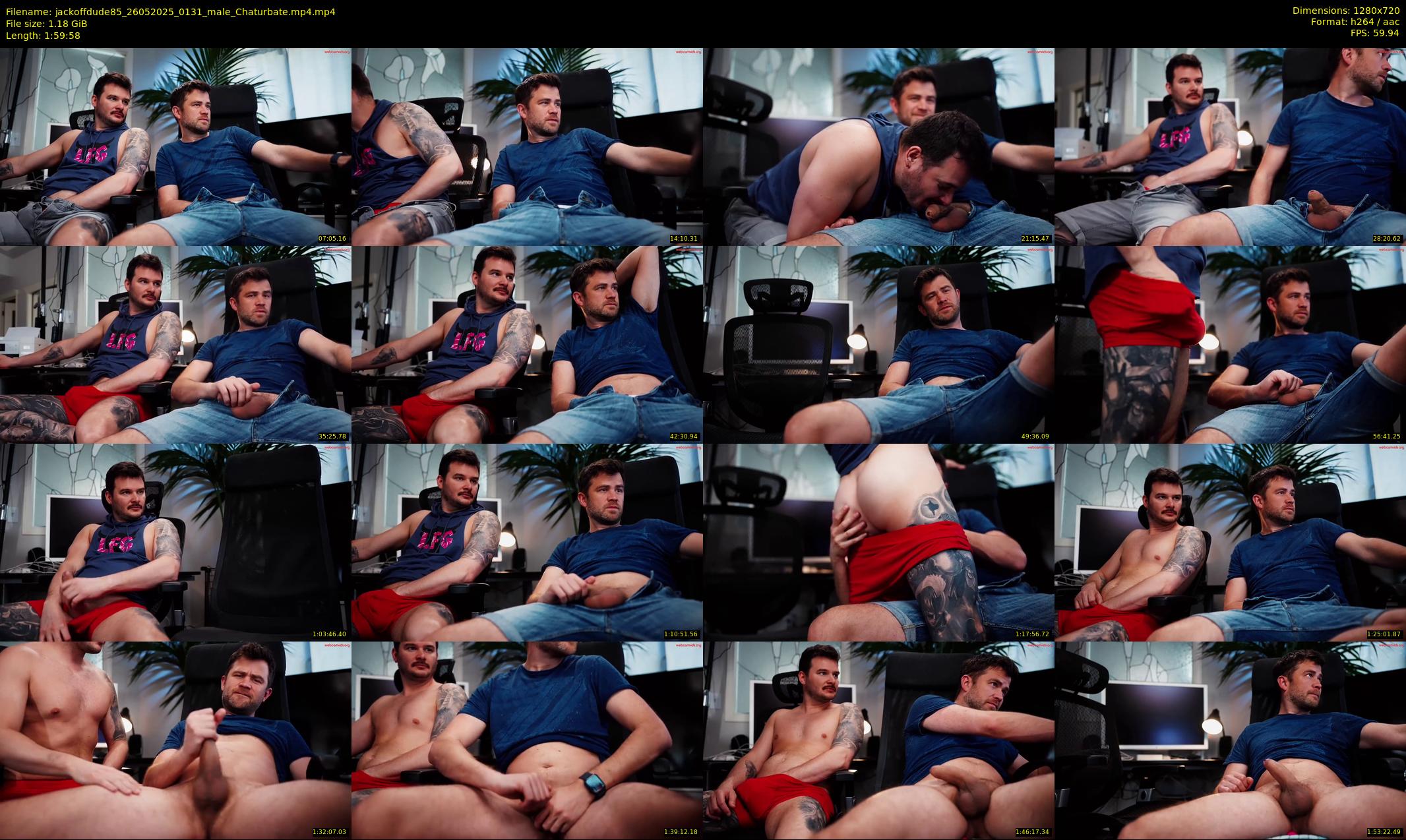jackoffdude85 — 120 minute Chaturbate male cam show recording, 720p, May 26, 2025
