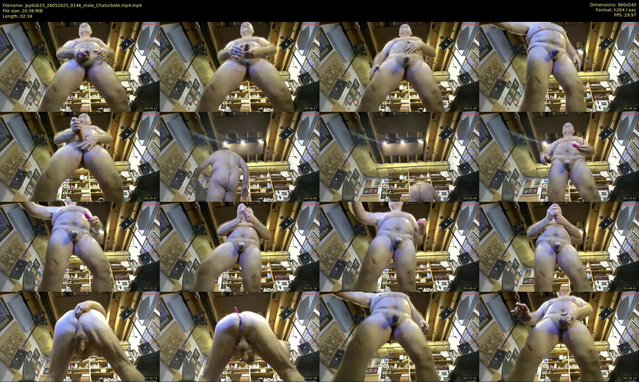 jaydub33 — 3 minute Chaturbate male cam show recording, 480p, May 26, 2025