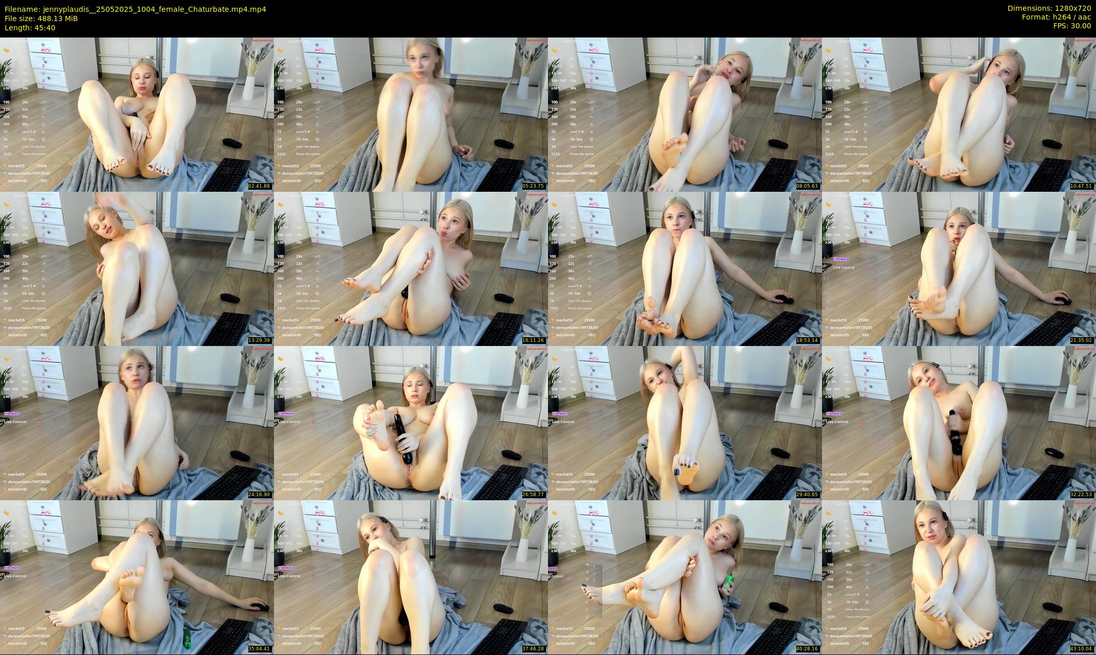 jennyplaudis_ — 46 minute Chaturbate female cam show recording, 720p, May 25, 2025