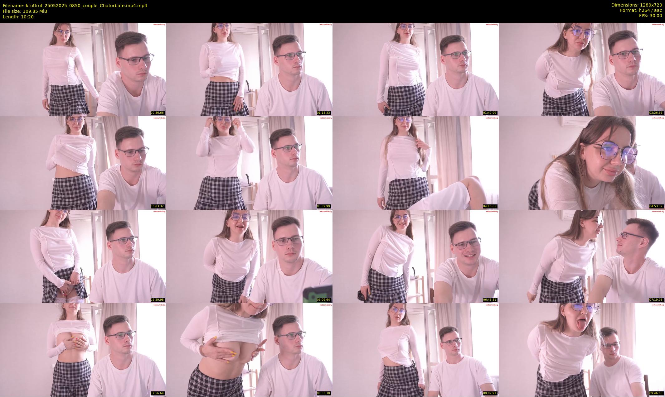 krutfrut — 11 minute Chaturbate couple cam show recording, 720p, May 25, 2025