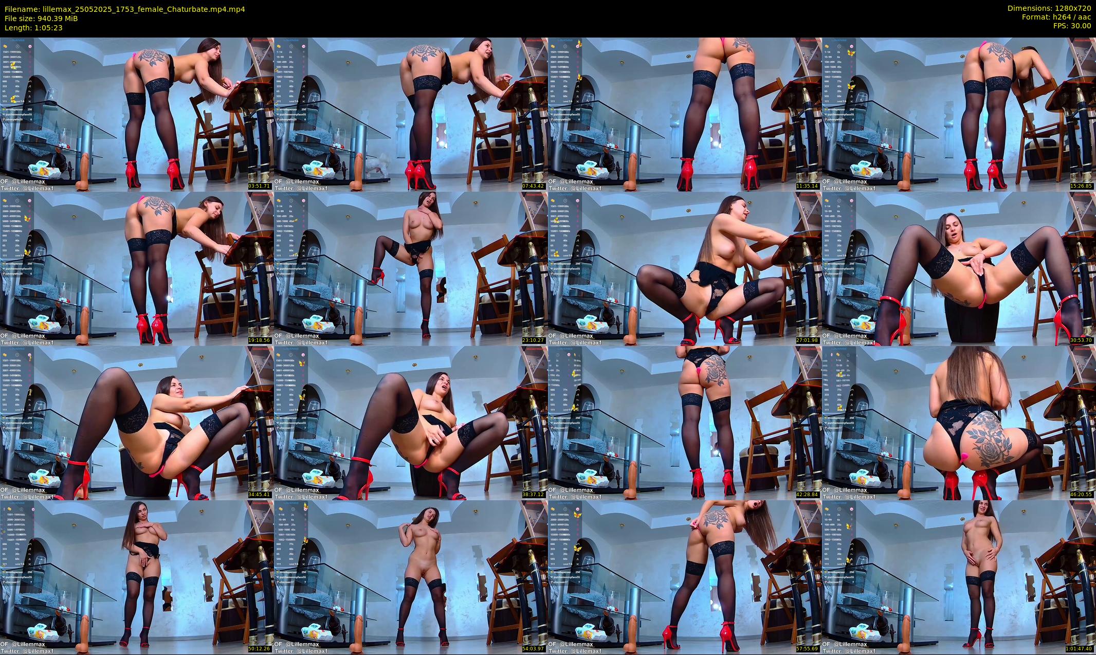 lillemax — 66 minute Chaturbate female cam show recording, 720p, May 25, 2025