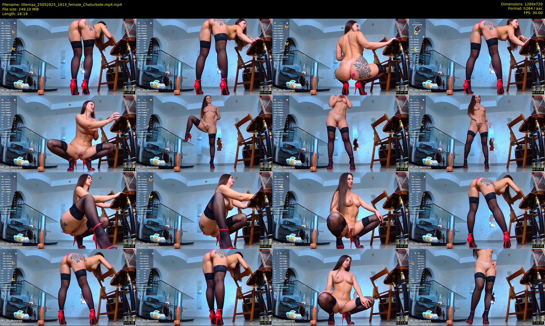 lillemax — 19 minute Chaturbate female cam show recording, 720p, May 25, 2025
