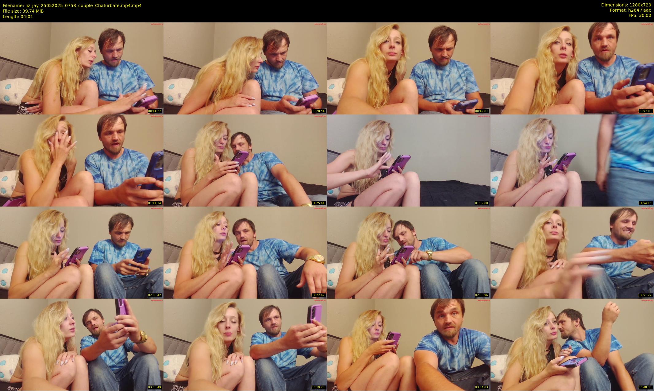 liz_jay — 5 minute Chaturbate couple cam show recording, 720p, May 25, 2025