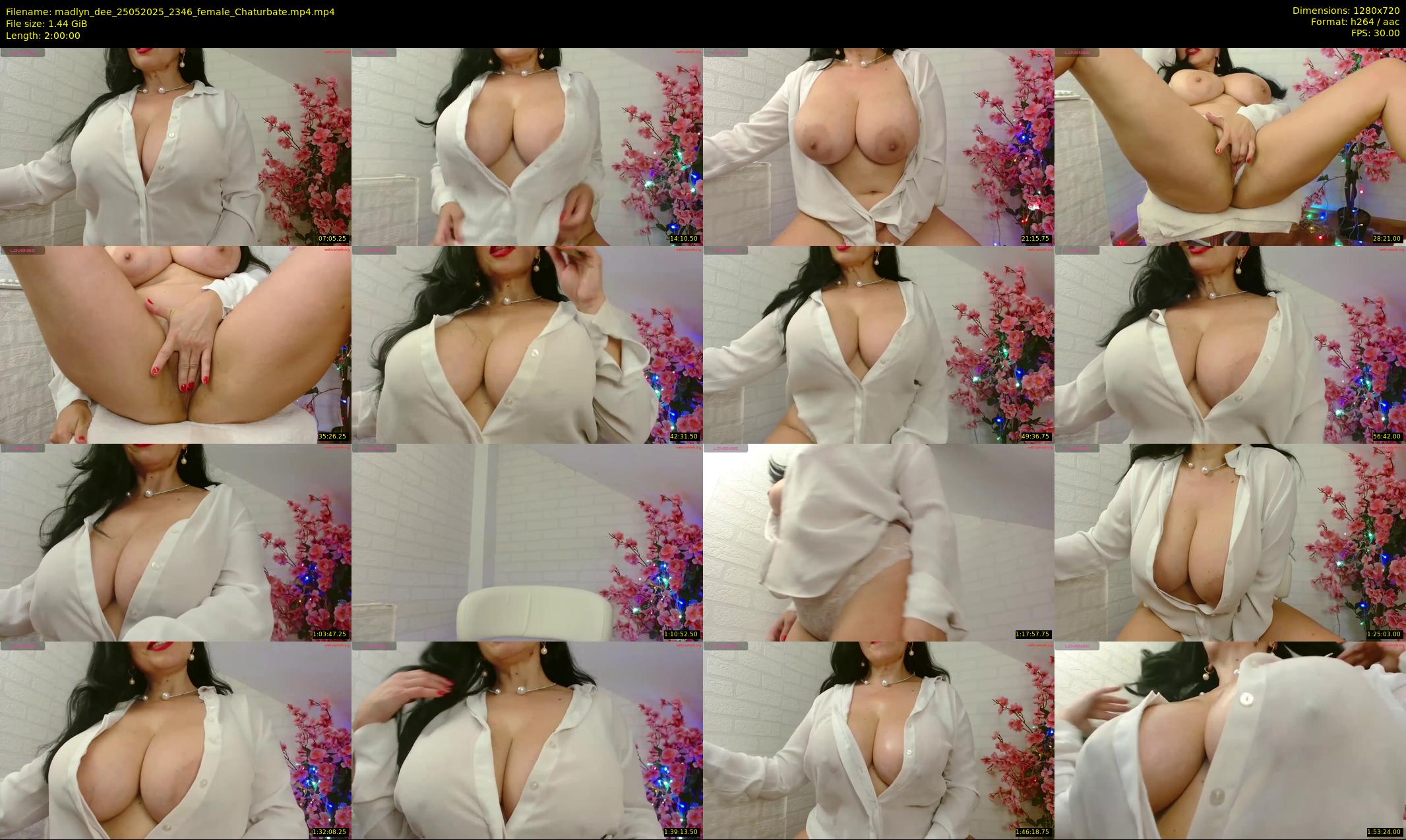 madlyn_dee — 120 minute Chaturbate female cam show recording, 720p, May 25, 2025