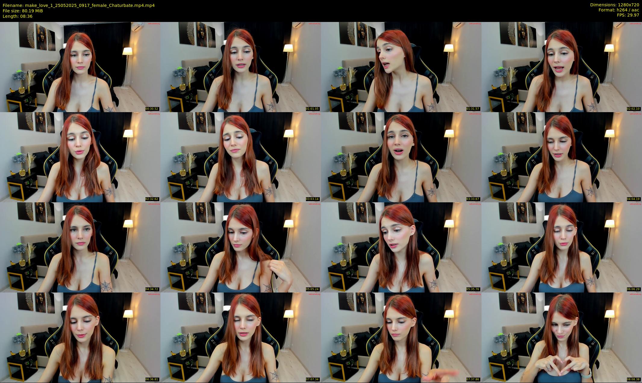 make_love_1 — 9 minute Chaturbate female cam show recording, 720p, May 25, 2025