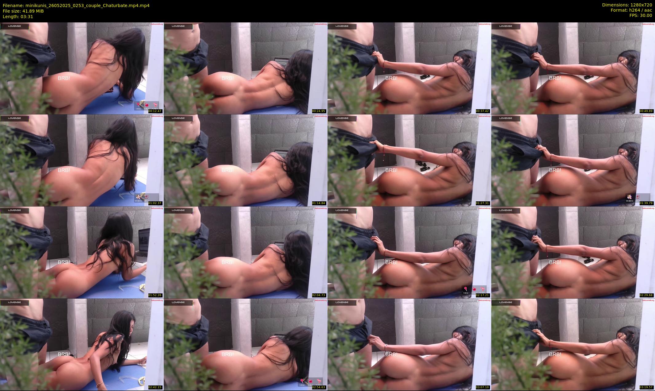 minikunis — 4 minute Chaturbate couple cam show recording, 720p, May 26, 2025