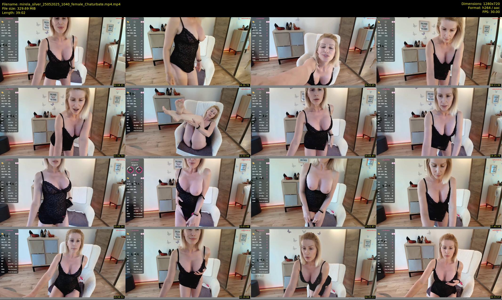mirela_silver — 40 minute Chaturbate female cam show recording, 720p, May 25, 2025