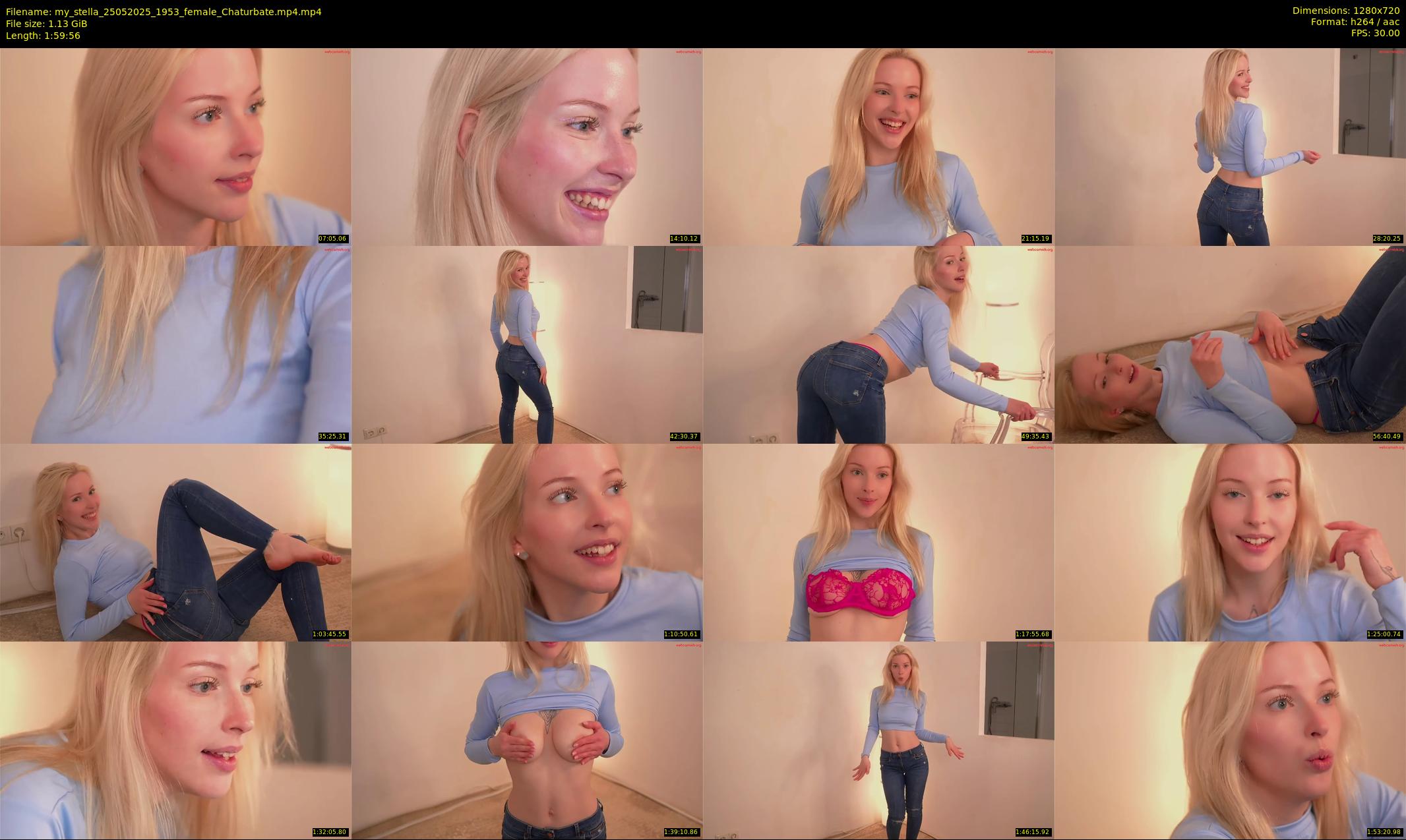 my_stella — 120 minute Chaturbate female cam show recording, 720p, May 25, 2025
