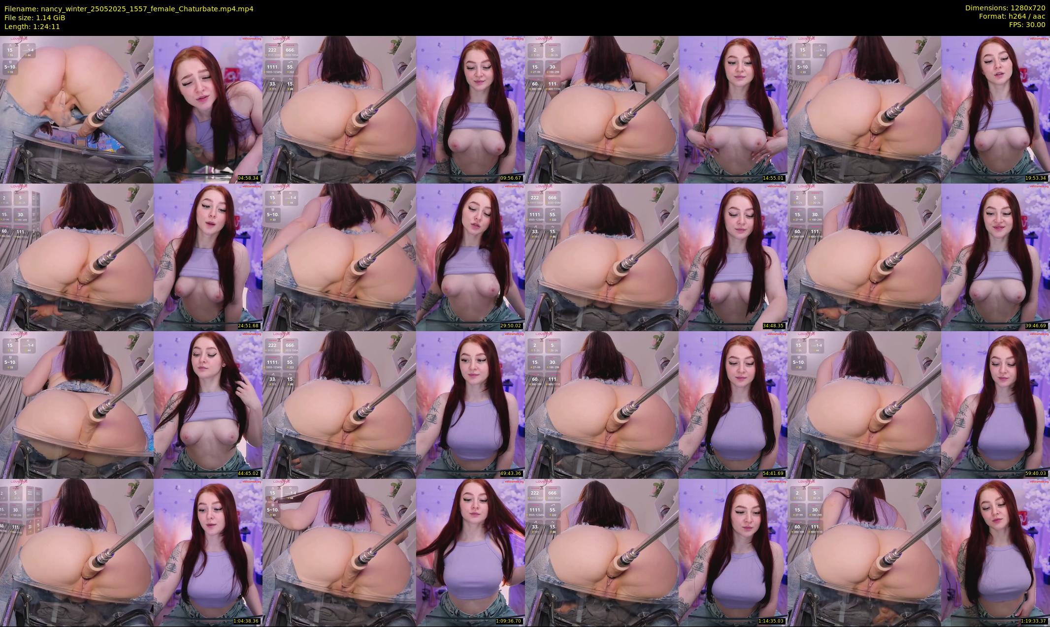 nancy_winter — 85 minute Chaturbate female cam show recording, 720p, May 25, 2025