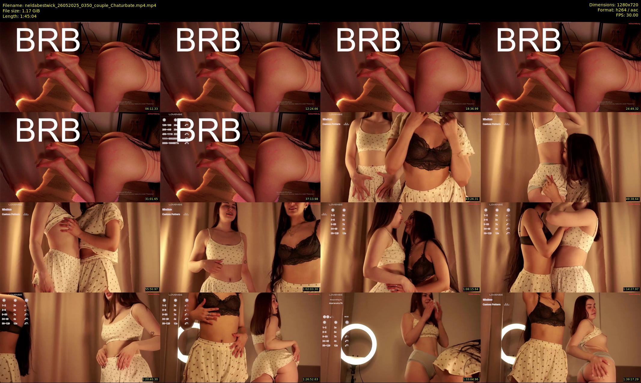 neldabestwick — 106 minute Chaturbate couple cam show recording, 720p, May 26, 2025