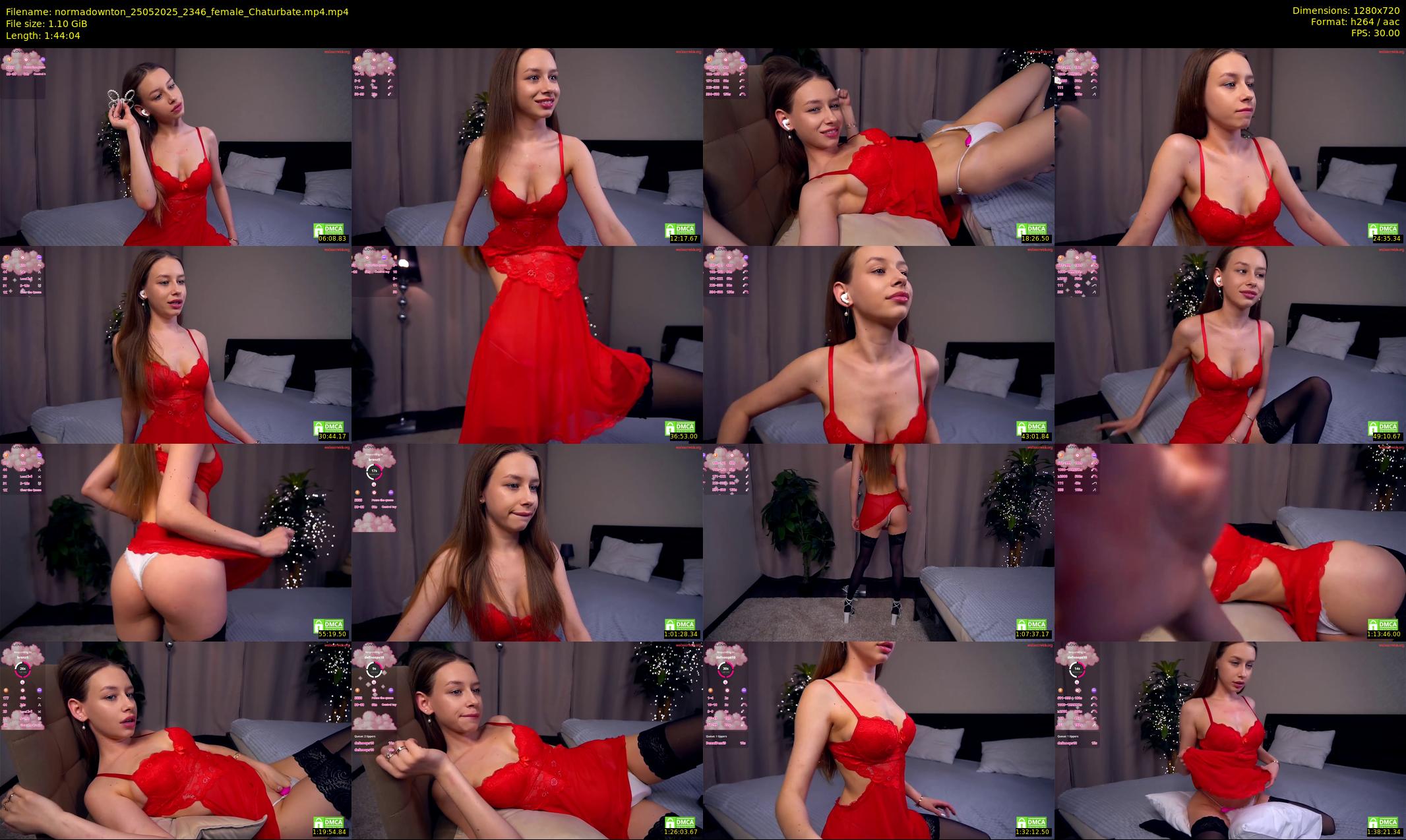normadownton — 105 minute Chaturbate female cam show recording, 720p, May 25, 2025