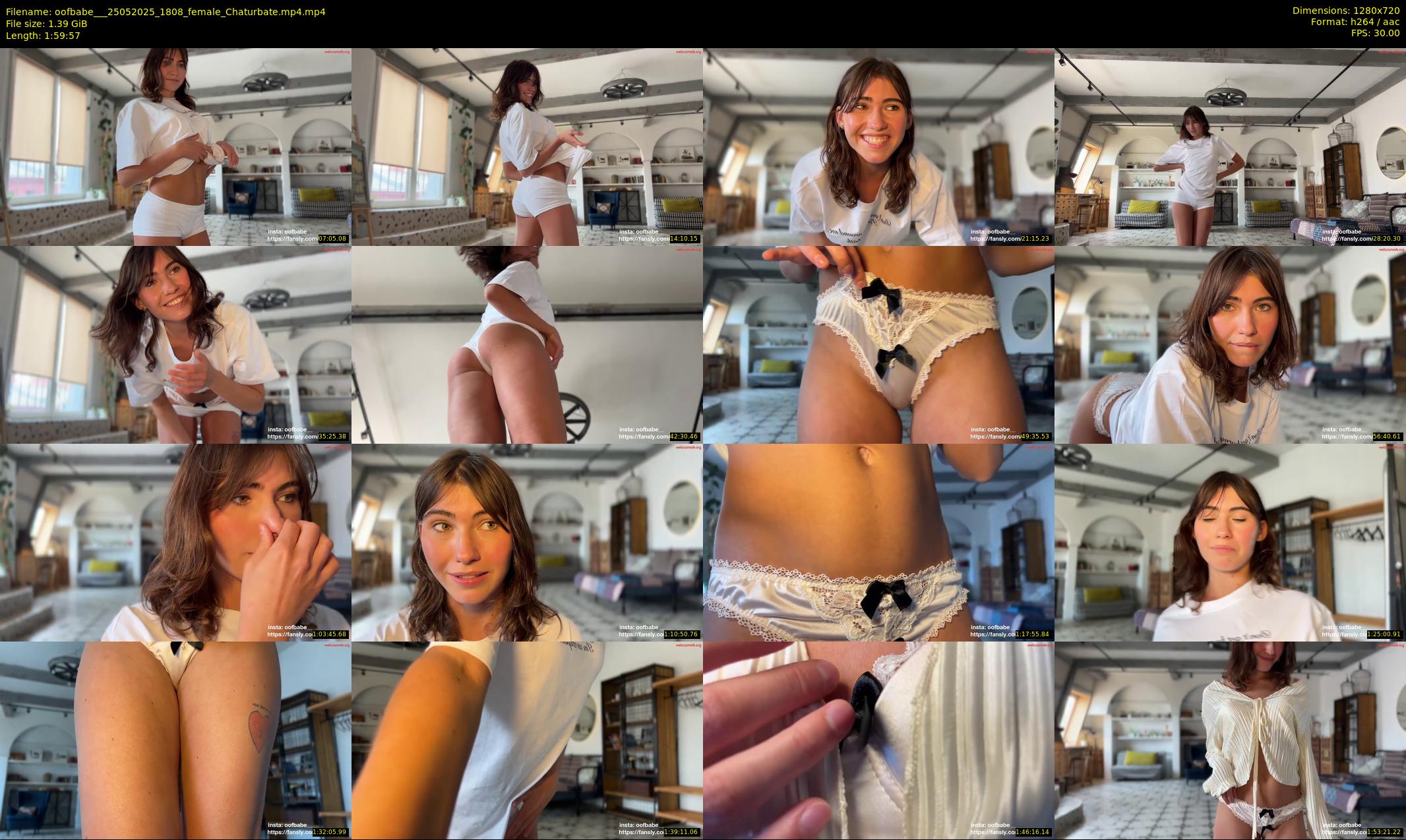 oofbabe__ — 120 minute Chaturbate female cam show recording, 720p, May 25, 2025