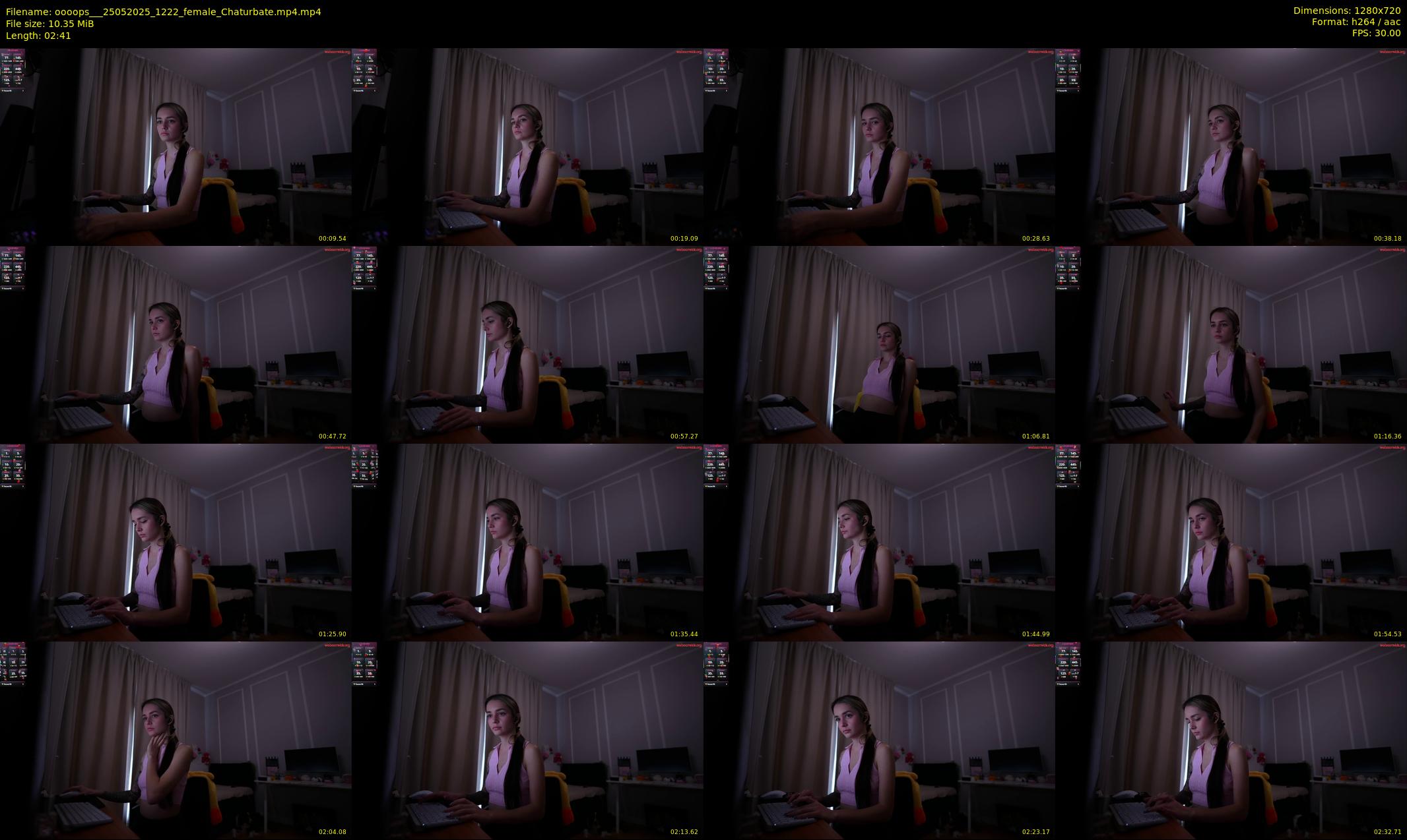 oooops__ — 3 minute Chaturbate female cam show recording, 720p, May 25, 2025
