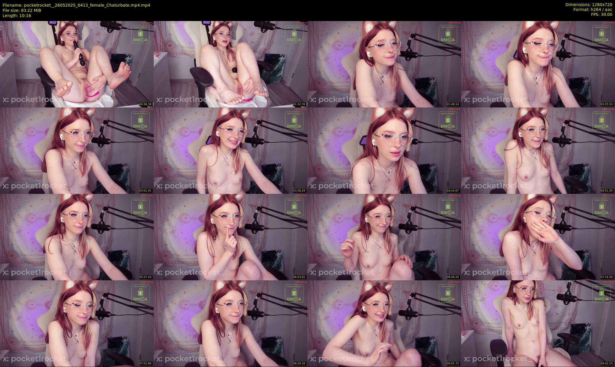 pocketrocket_ — 11 minute Chaturbate female cam show recording, 720p, May 26, 2025