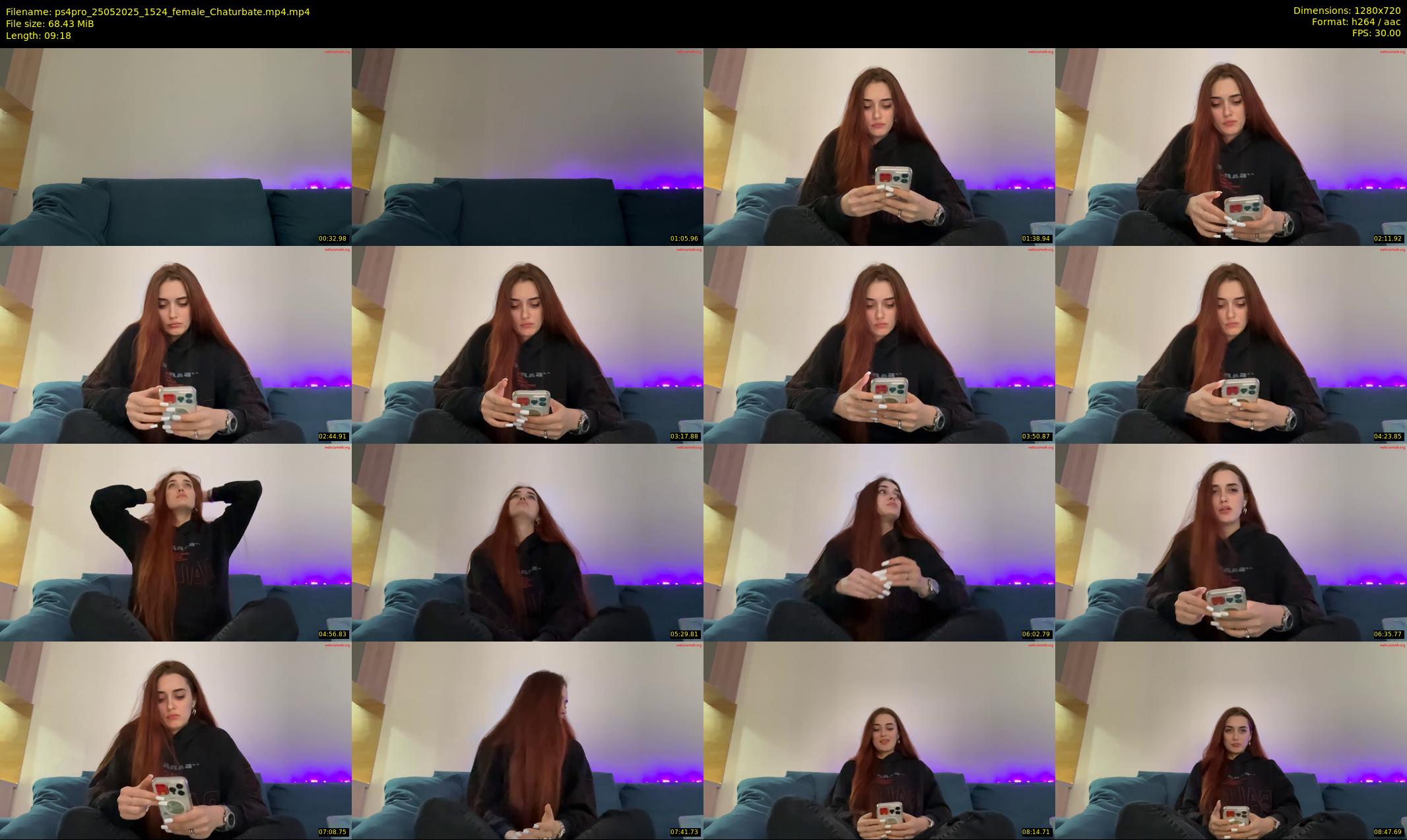 ps4pro — 10 minute Chaturbate female cam show recording, 720p, May 25, 2025