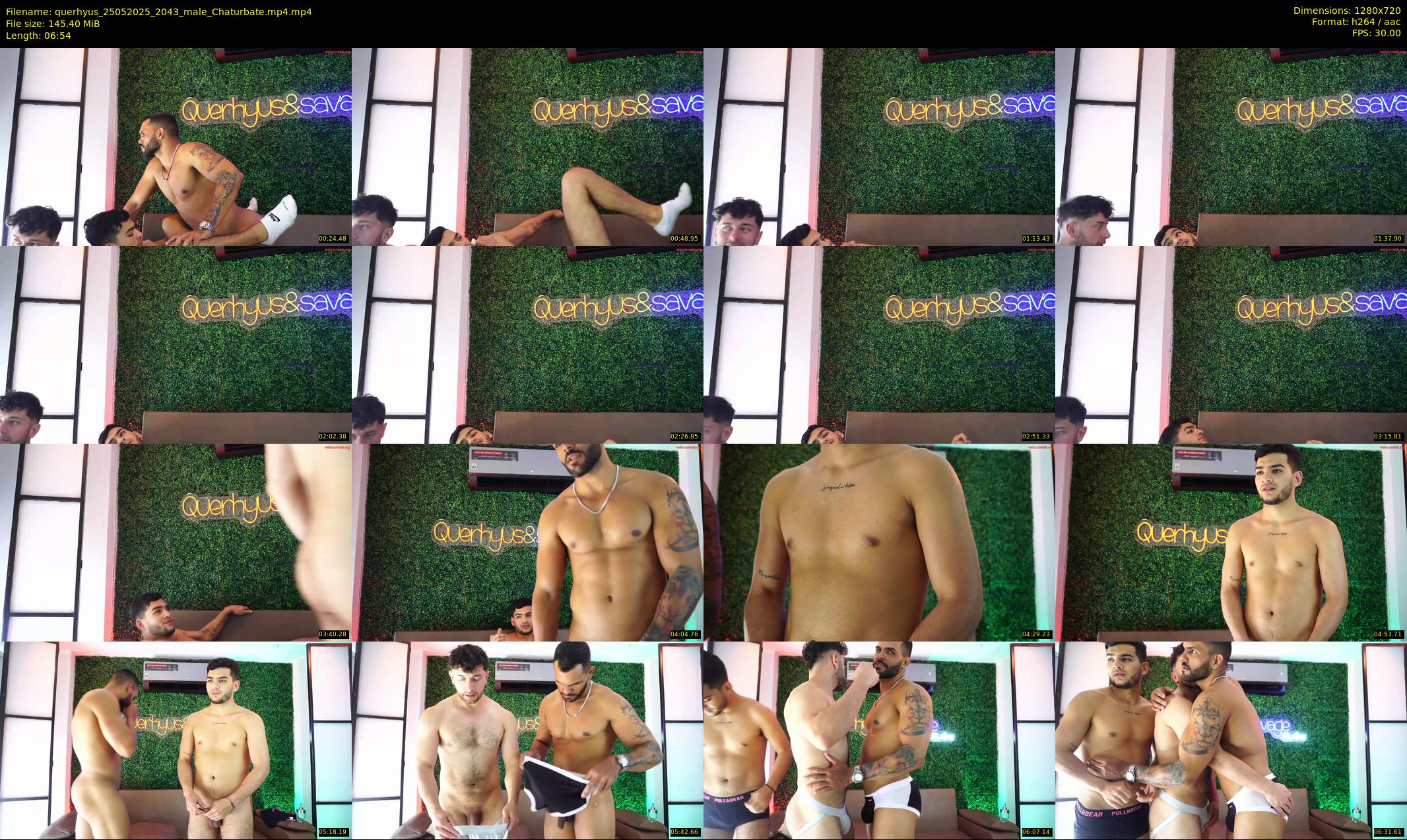 querhyus — 7 minute Chaturbate male cam show recording, 720p, May 25, 2025