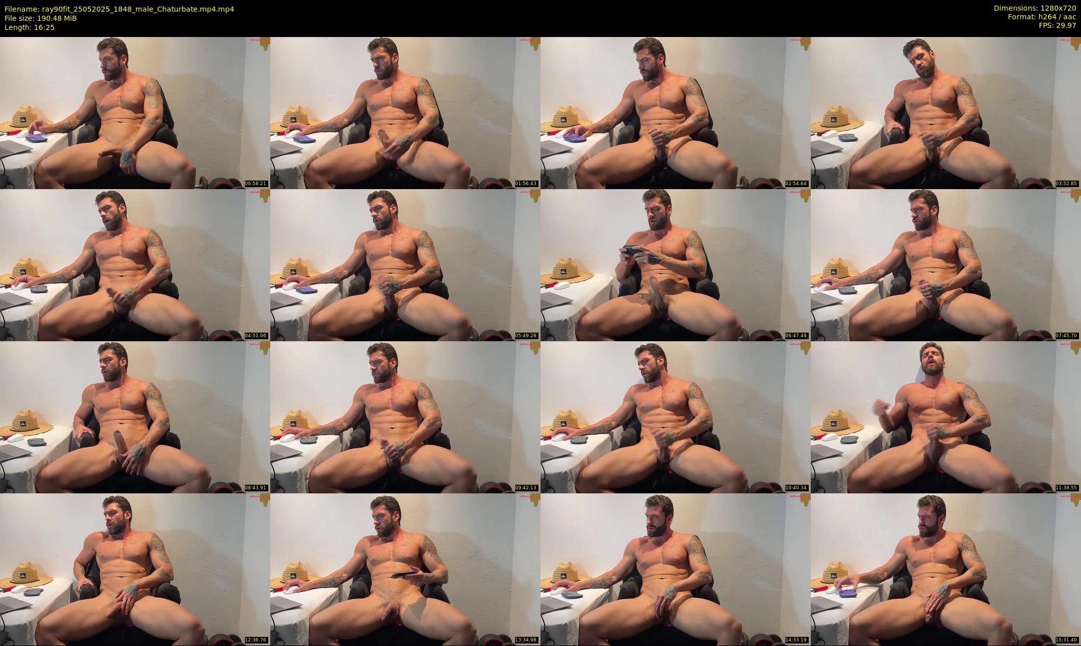 ray90fit — 17 minute Chaturbate male cam show recording, 720p, May 25, 2025
