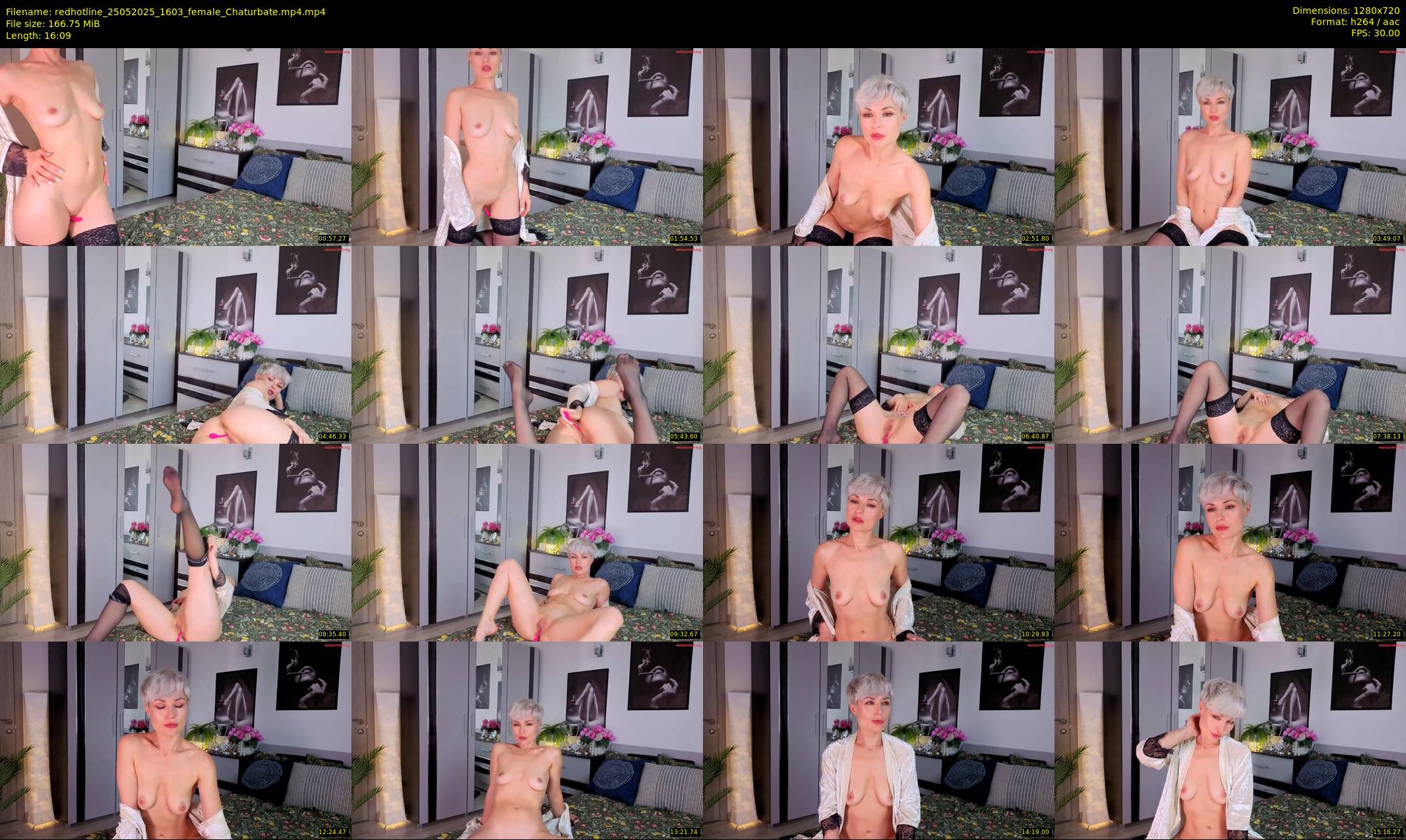 redhotline — 17 minute Chaturbate female cam show recording, 720p, May 25, 2025